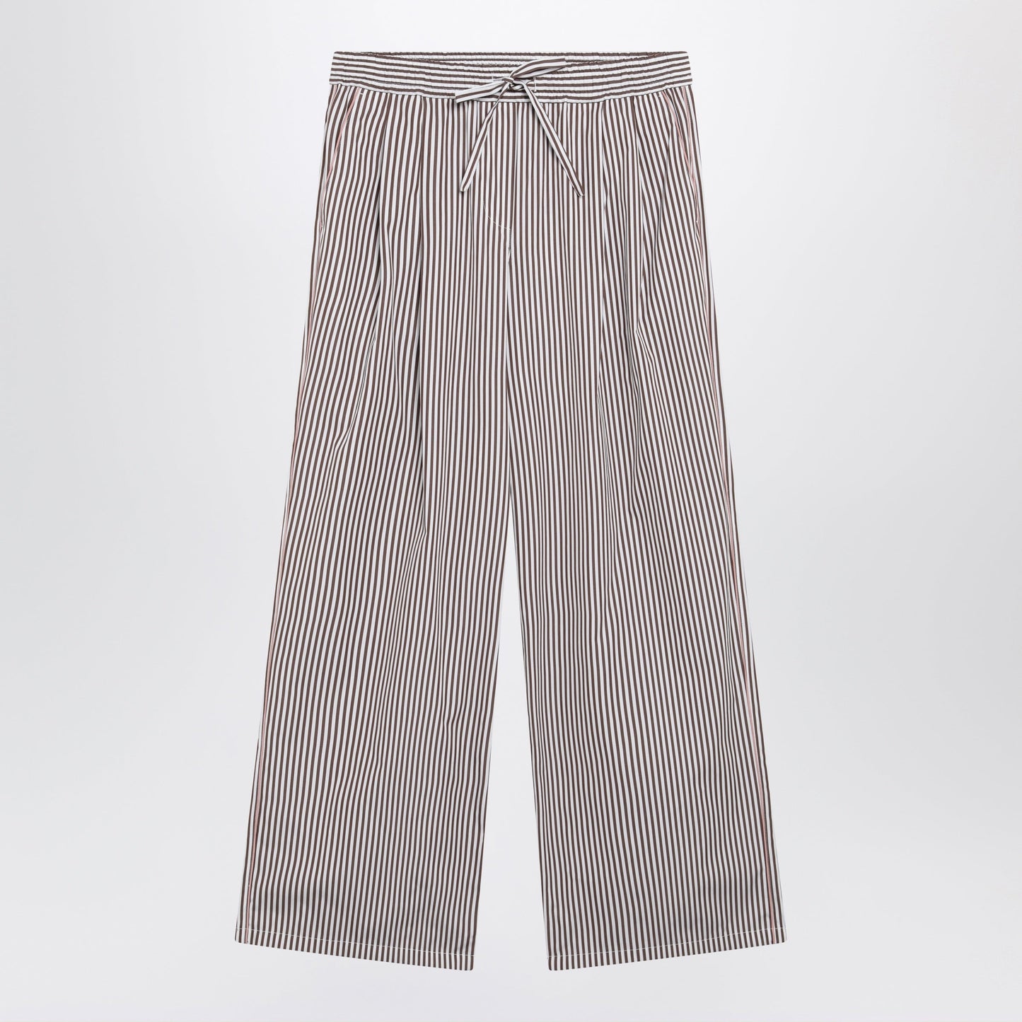 Dolce&Gabbana Striped Cotton And Silk Poplin Shorts Women DOLCE & GABBANA