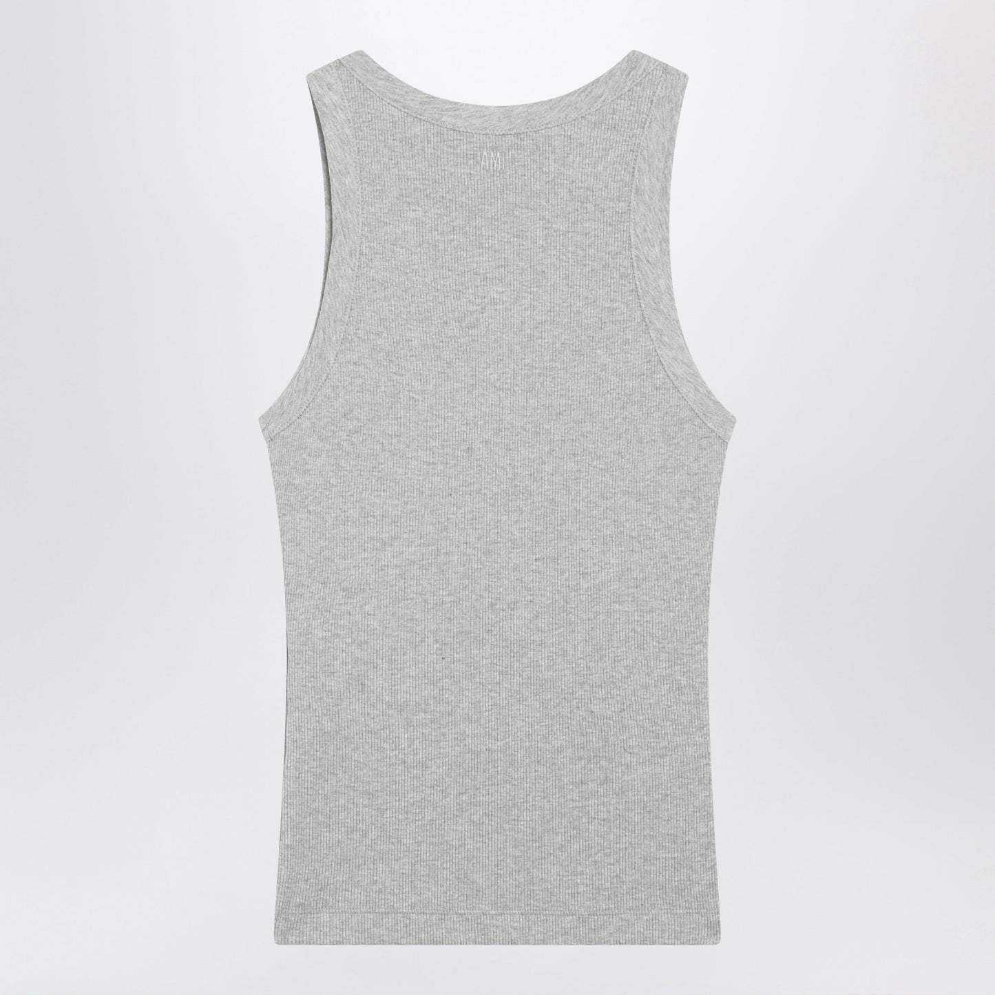 Ami Paris Grey Ami De Coeur Tank Top Women AMI PARIS
