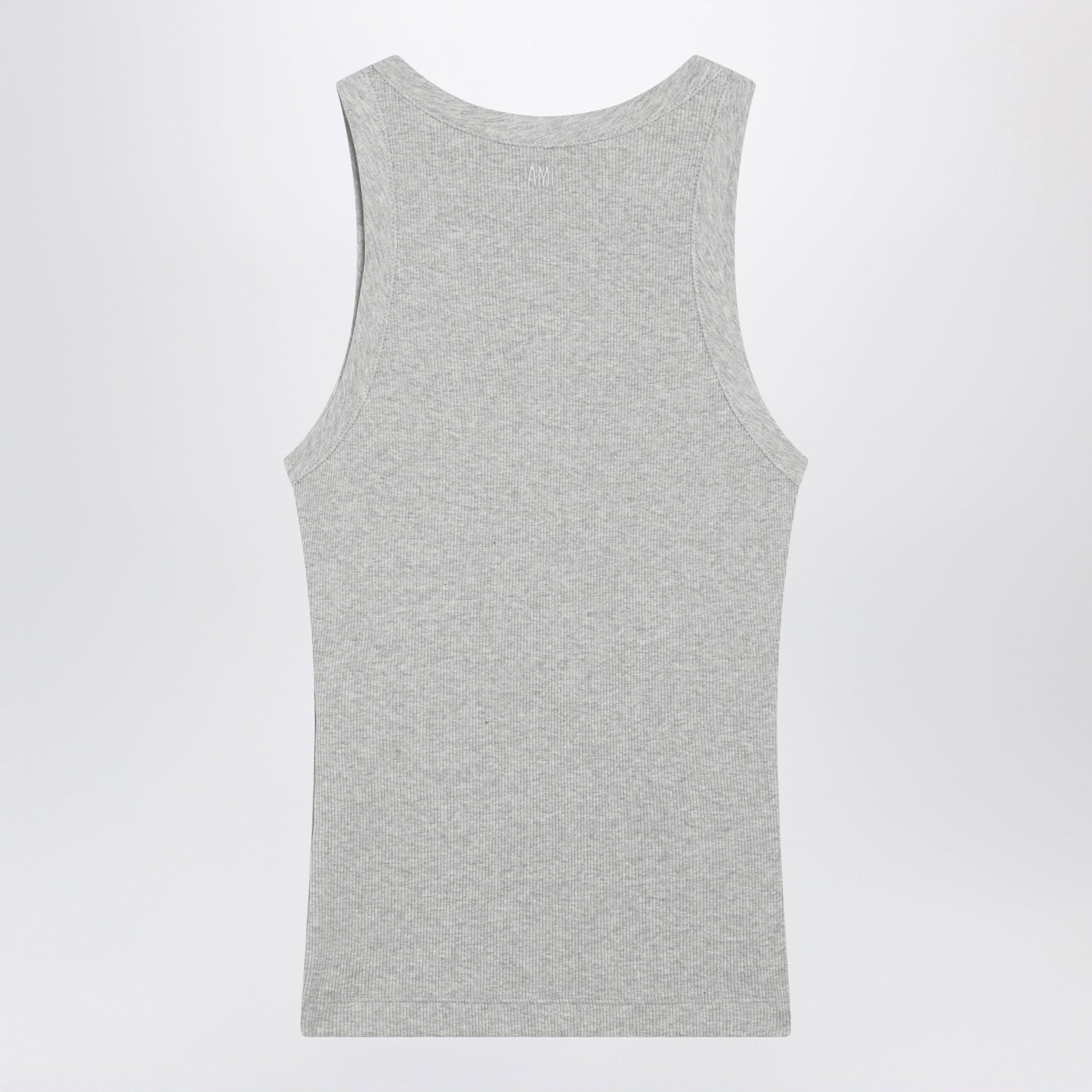 Ami Paris Grey Ami De Coeur Tank Top Women AMI PARIS