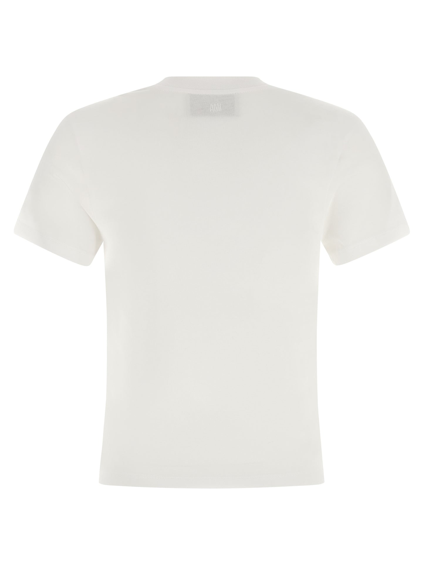 Ami Paris Women 'Ami De Coeur' Cropped T-Shirt AMI PARIS