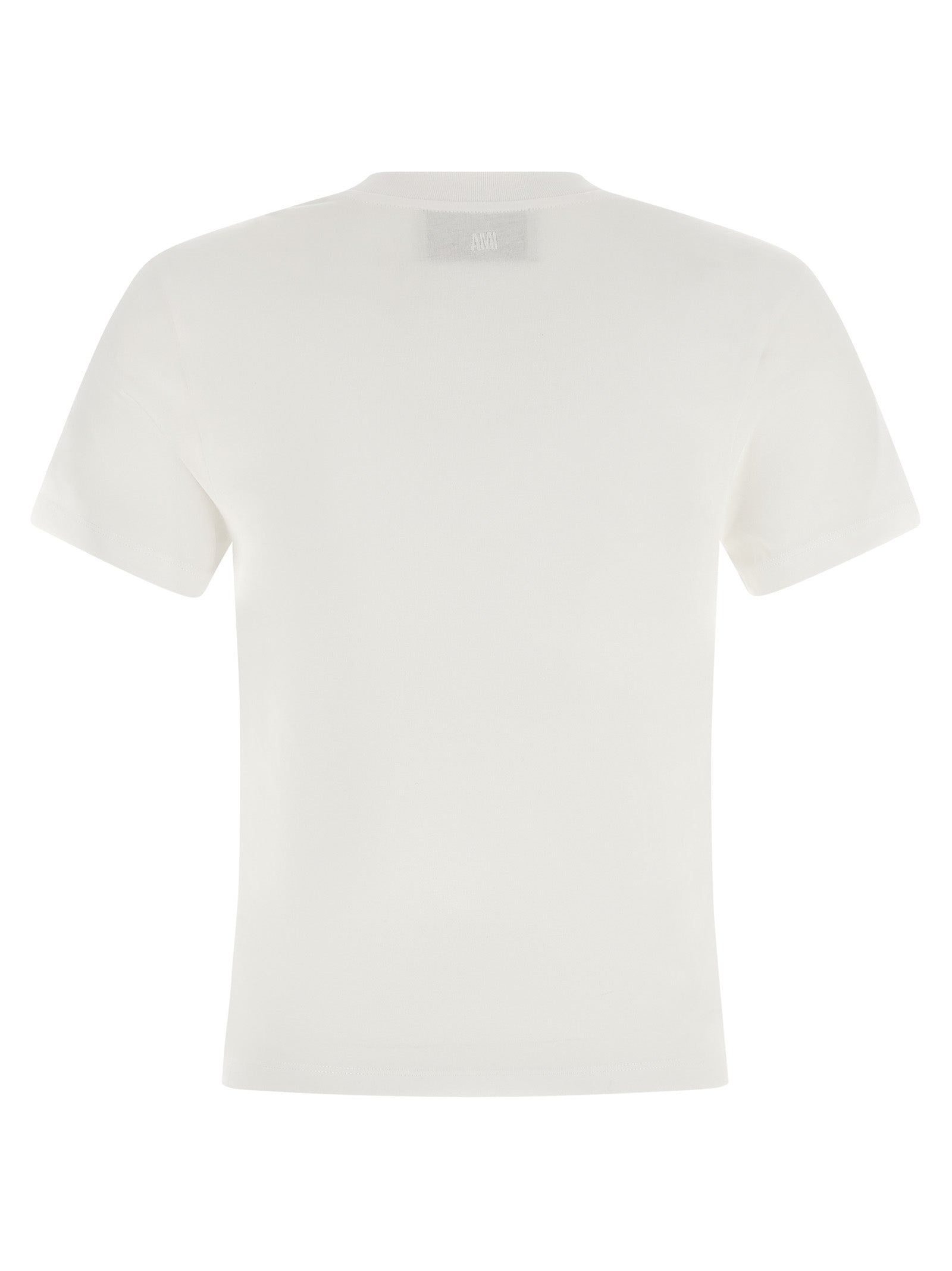 Ami Paris Women 'Ami De Coeur' Cropped T-Shirt AMI PARIS