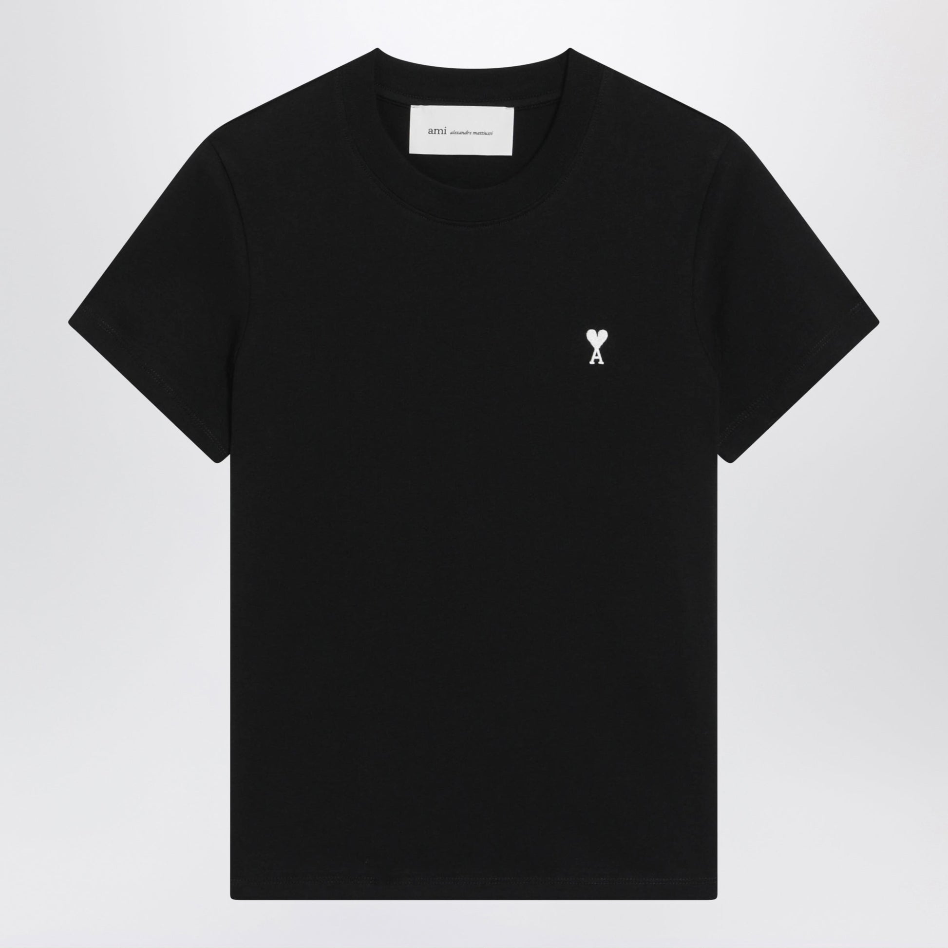 Ami Paris Black Ami De Coeur T-Shirt Women AMI PARIS