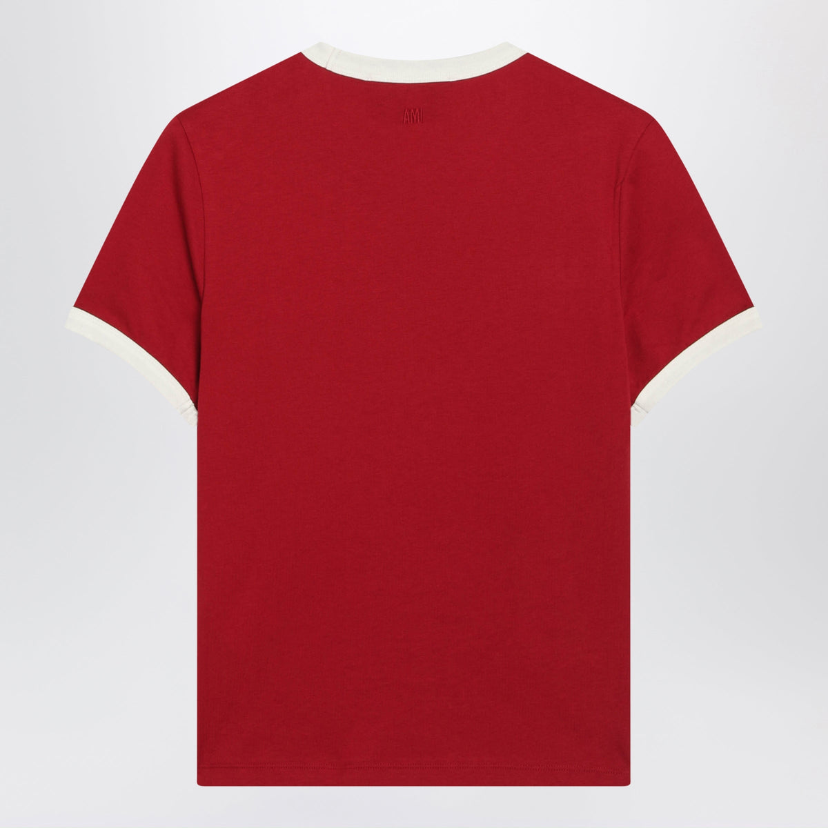 Ami Paris Ami De Cå“Ur Ruby Red Cotton T-Shirt Women AMI PARIS