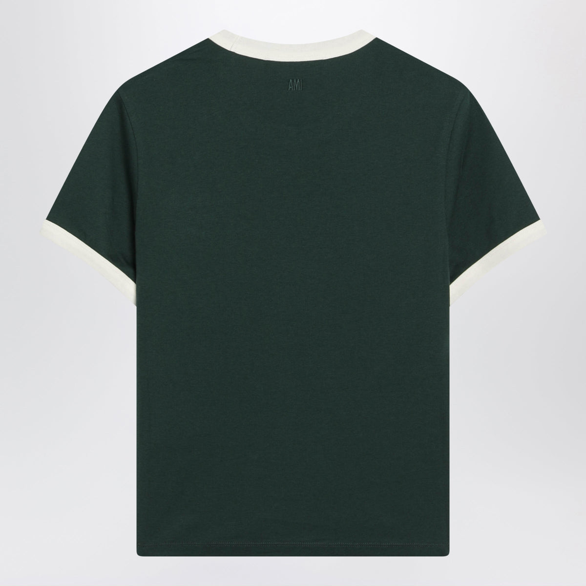 Ami Paris Ami De Cå“Ur Green Cotton T-Shirt Women AMI PARIS