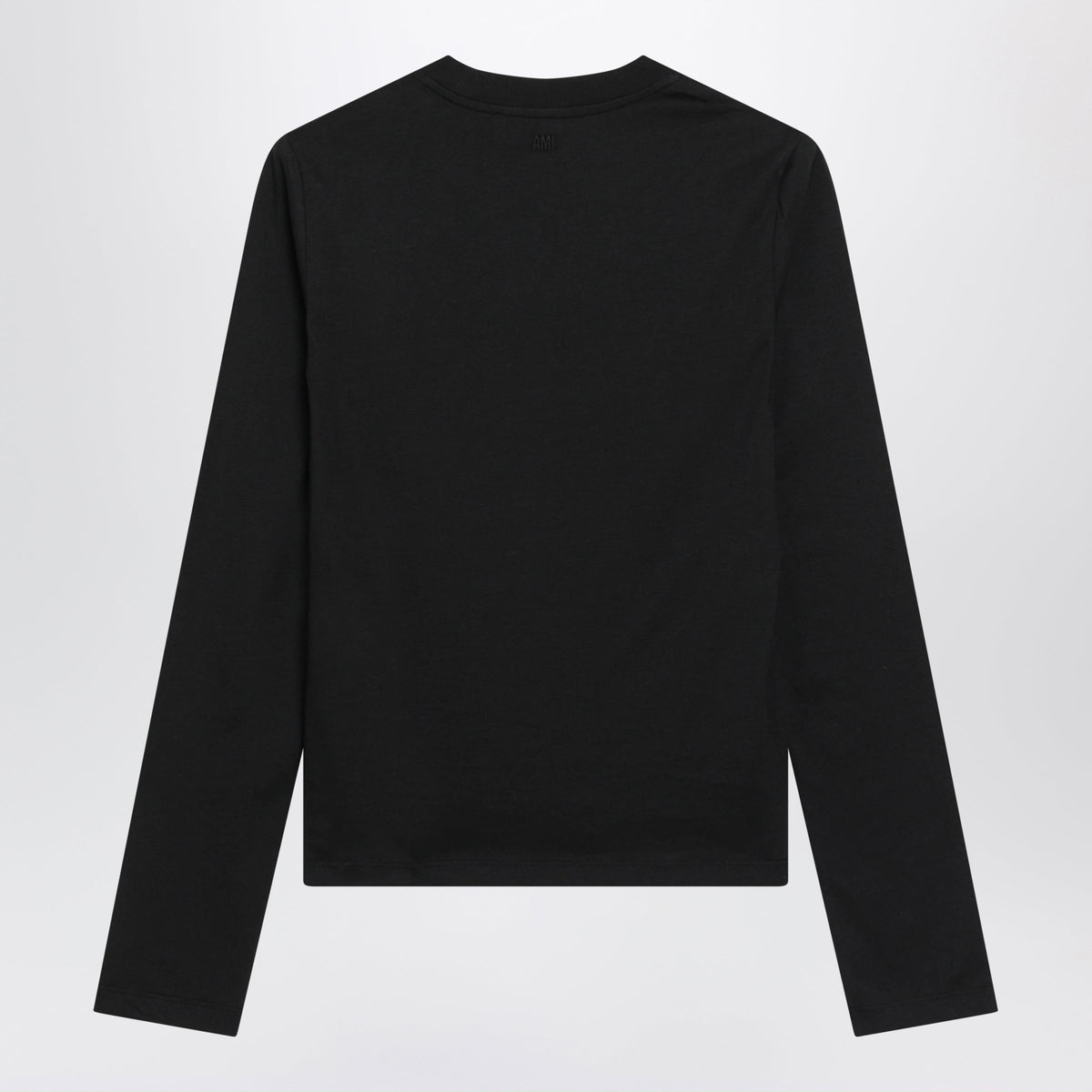 Ami Paris Ami De Cå“Ur Black Cotton T-Shirt Women AMI PARIS