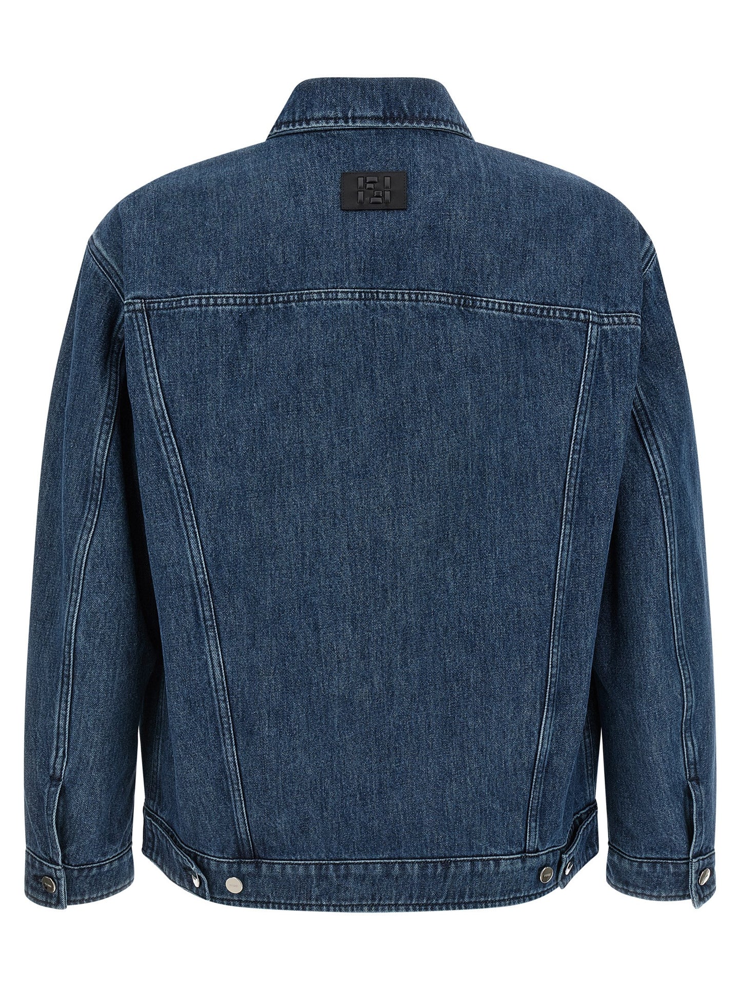 Fendi Men 'Ff Selleria' Denim Jacket FENDI