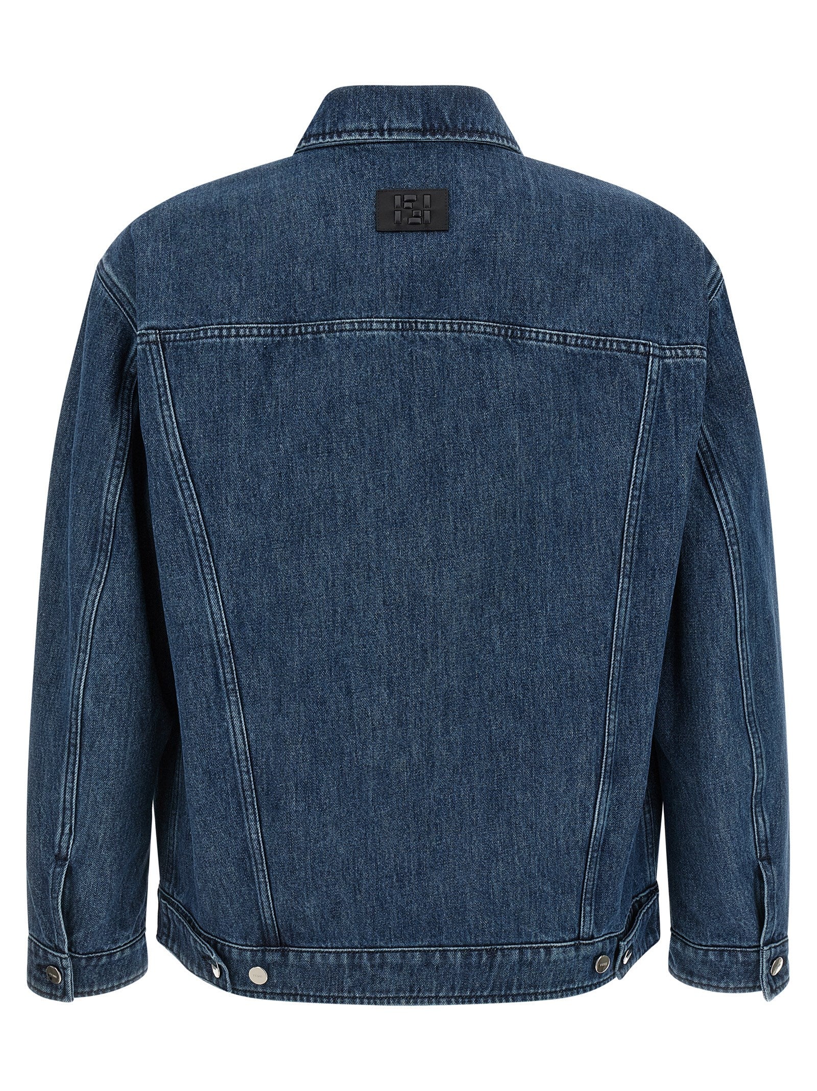 Fendi Men 'Ff Selleria' Denim Jacket FENDI