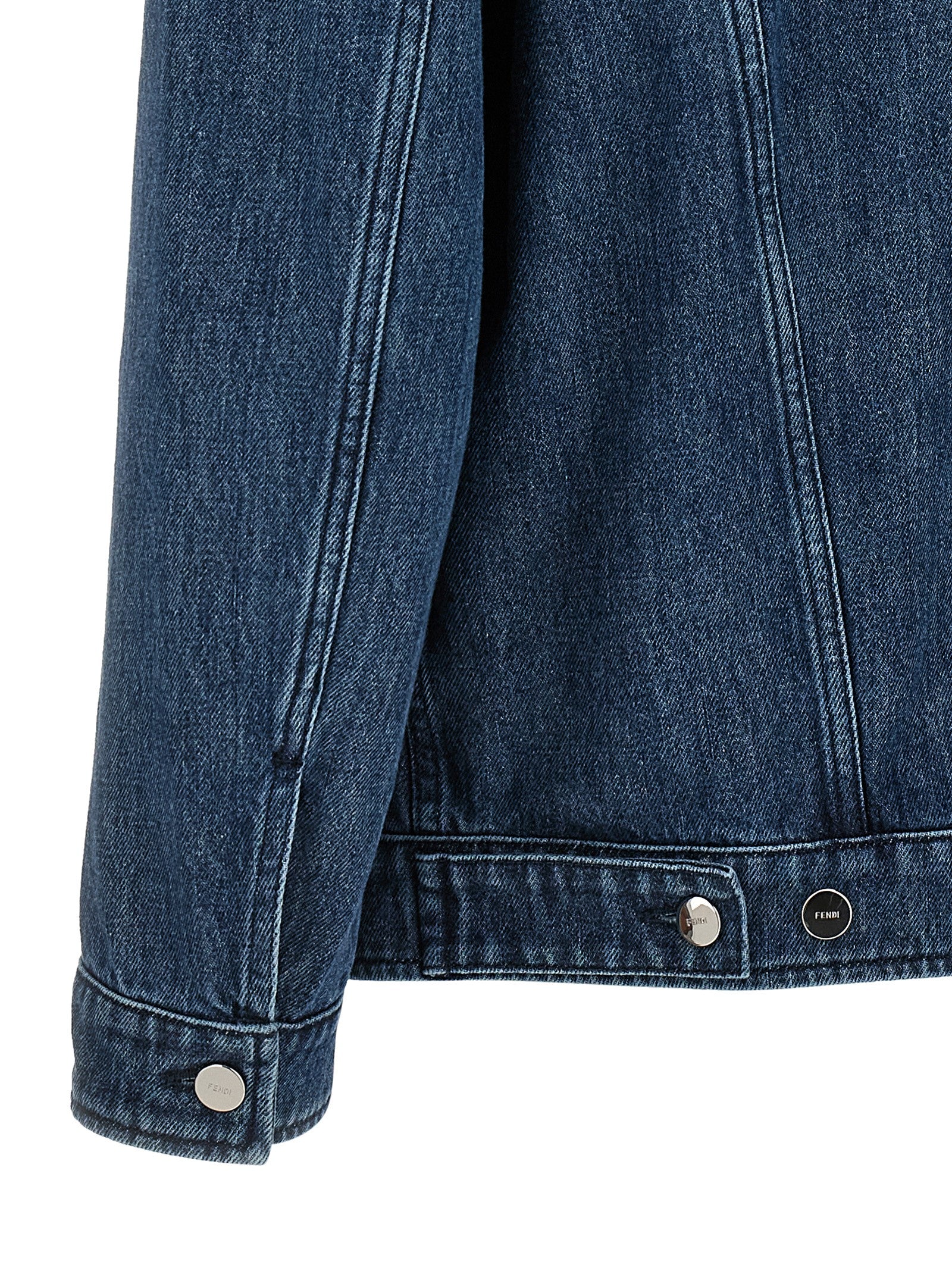 Fendi Men 'Ff Selleria' Denim Jacket FENDI
