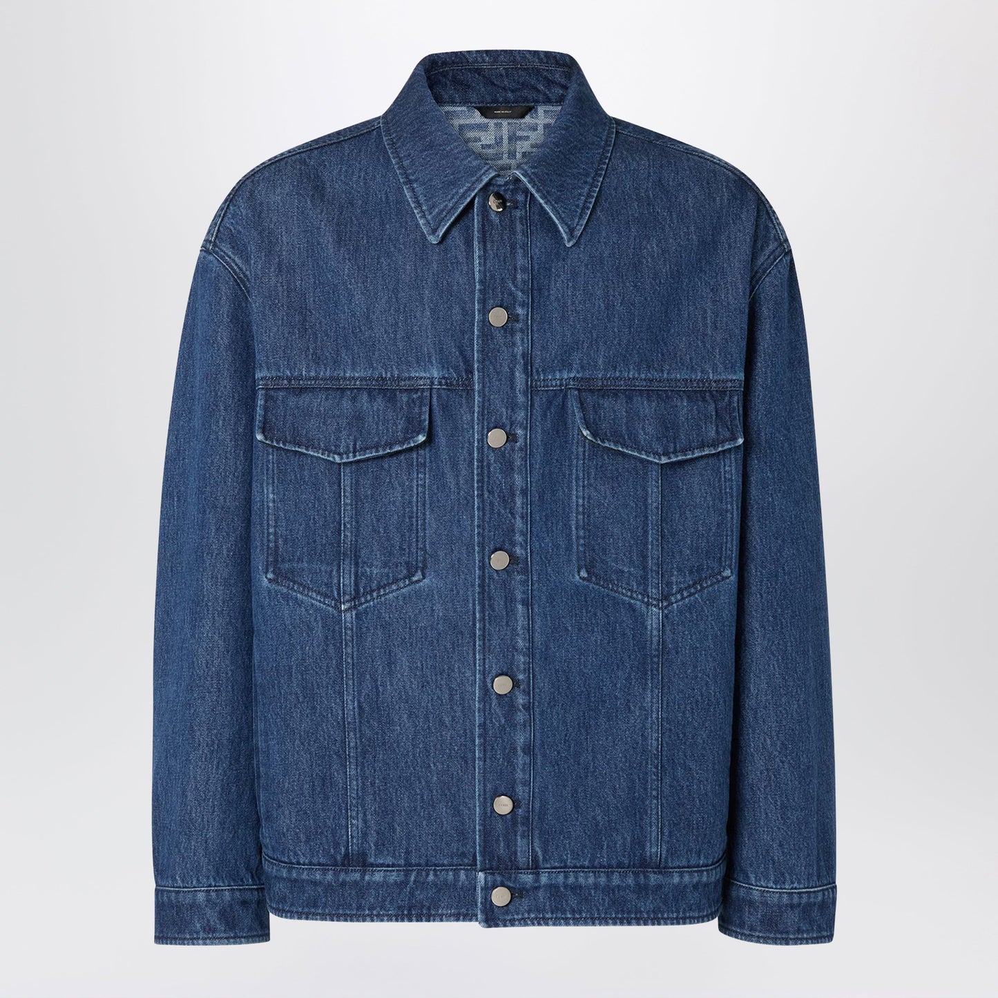 Fendi Blue Jeans Jacket Men FENDI