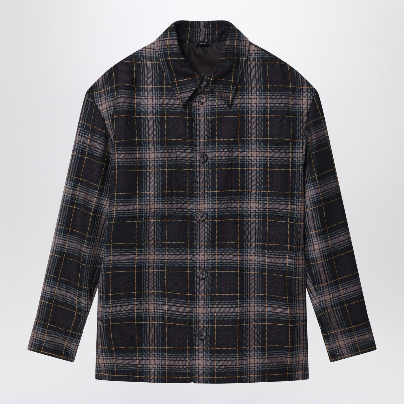 Fendi Go-To Jacket Tartan Brown Men FENDI