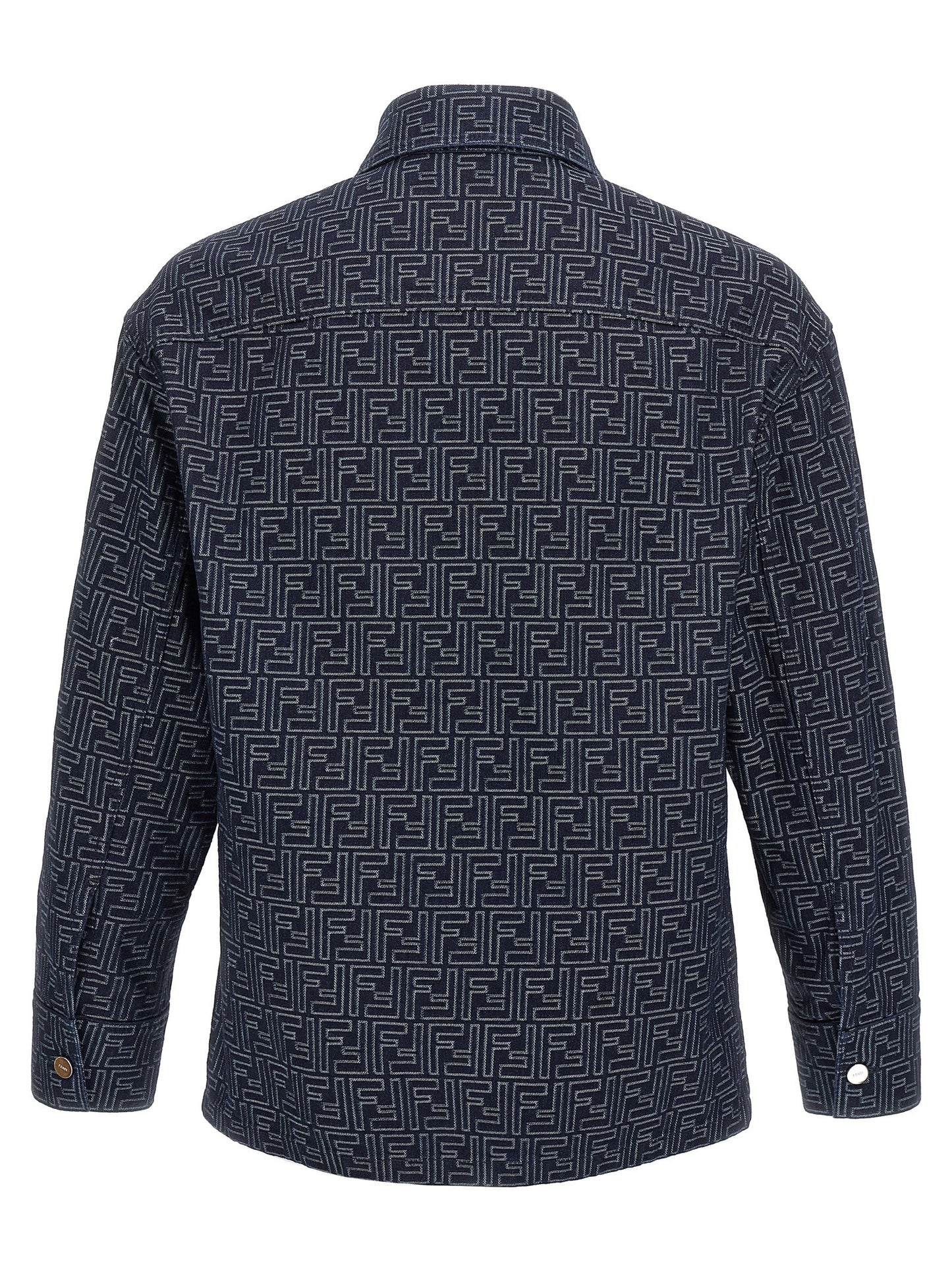 Fendi Men Overshirt Denim Ff FENDI