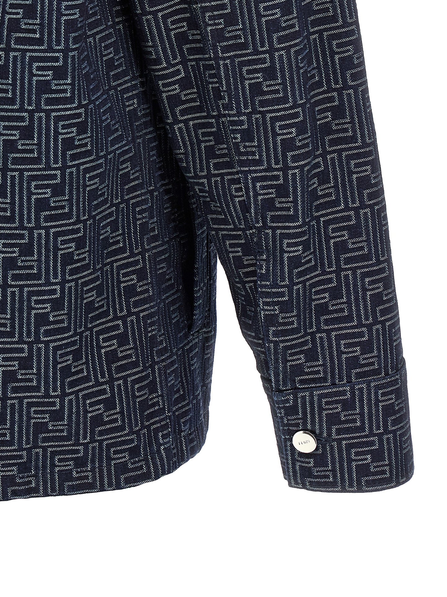 Fendi Men Overshirt Denim Ff FENDI