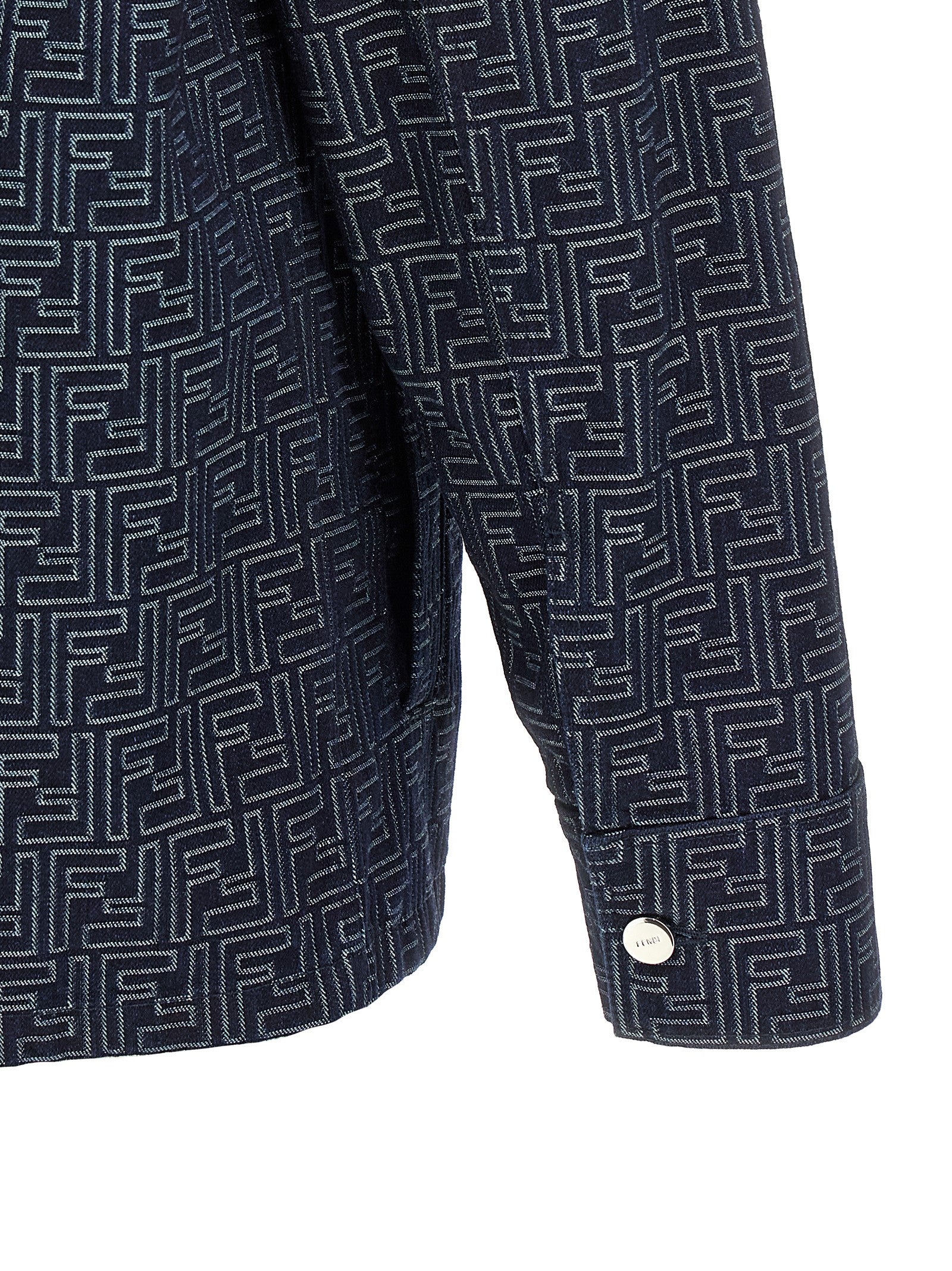 Fendi Men Overshirt Denim Ff FENDI