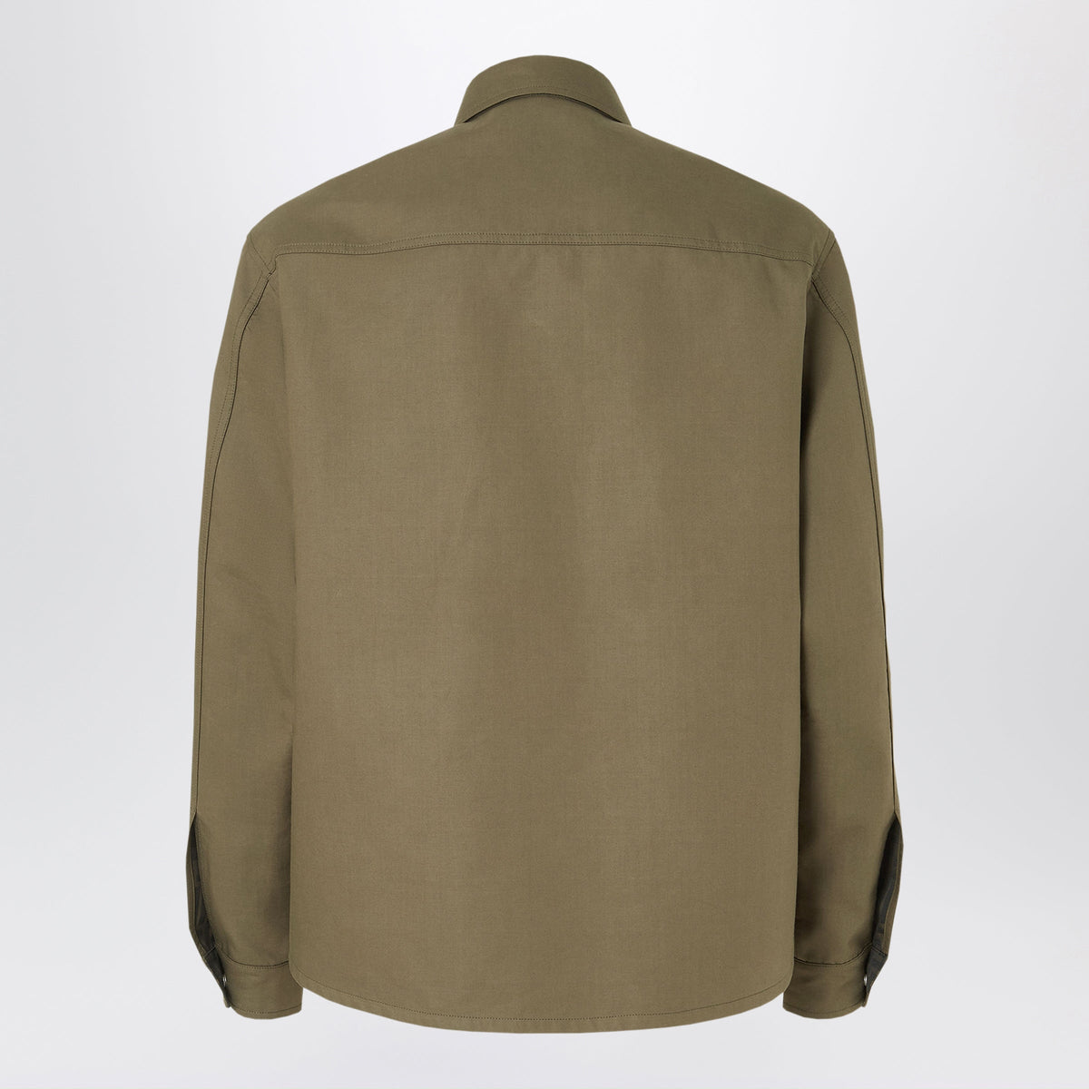 Fendi Military Green Mackintosh Fabric Blouson Men FENDI
