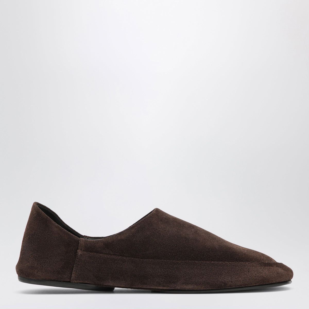 Jude Brown Floor Slippers In Suede Women Jude