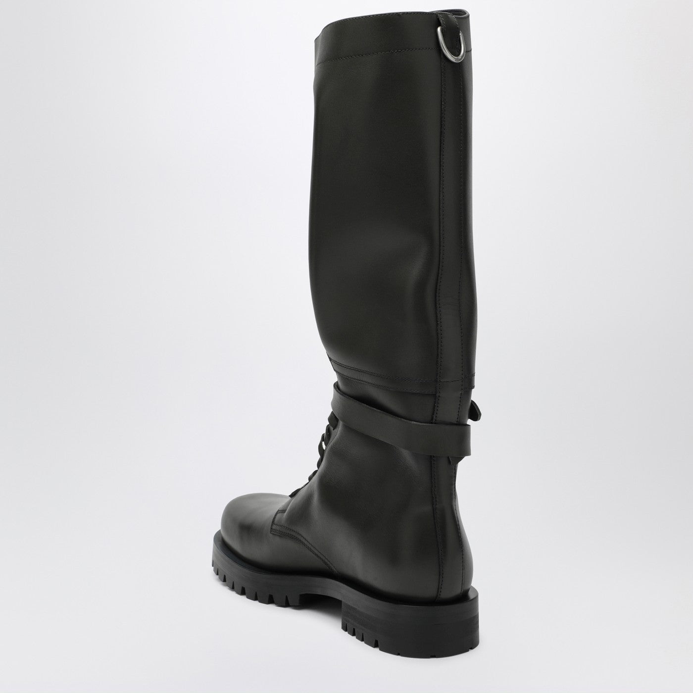 Durazzi Milano Dark Green High Combat Boots Women Durazzi Milano