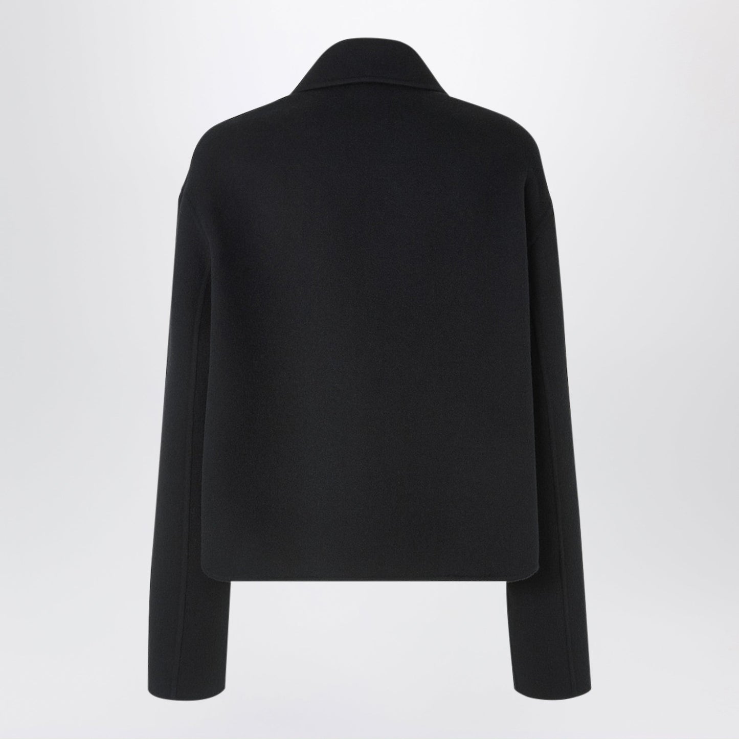 Fendi Black Ff Zucca Wool Blouson Women FENDI