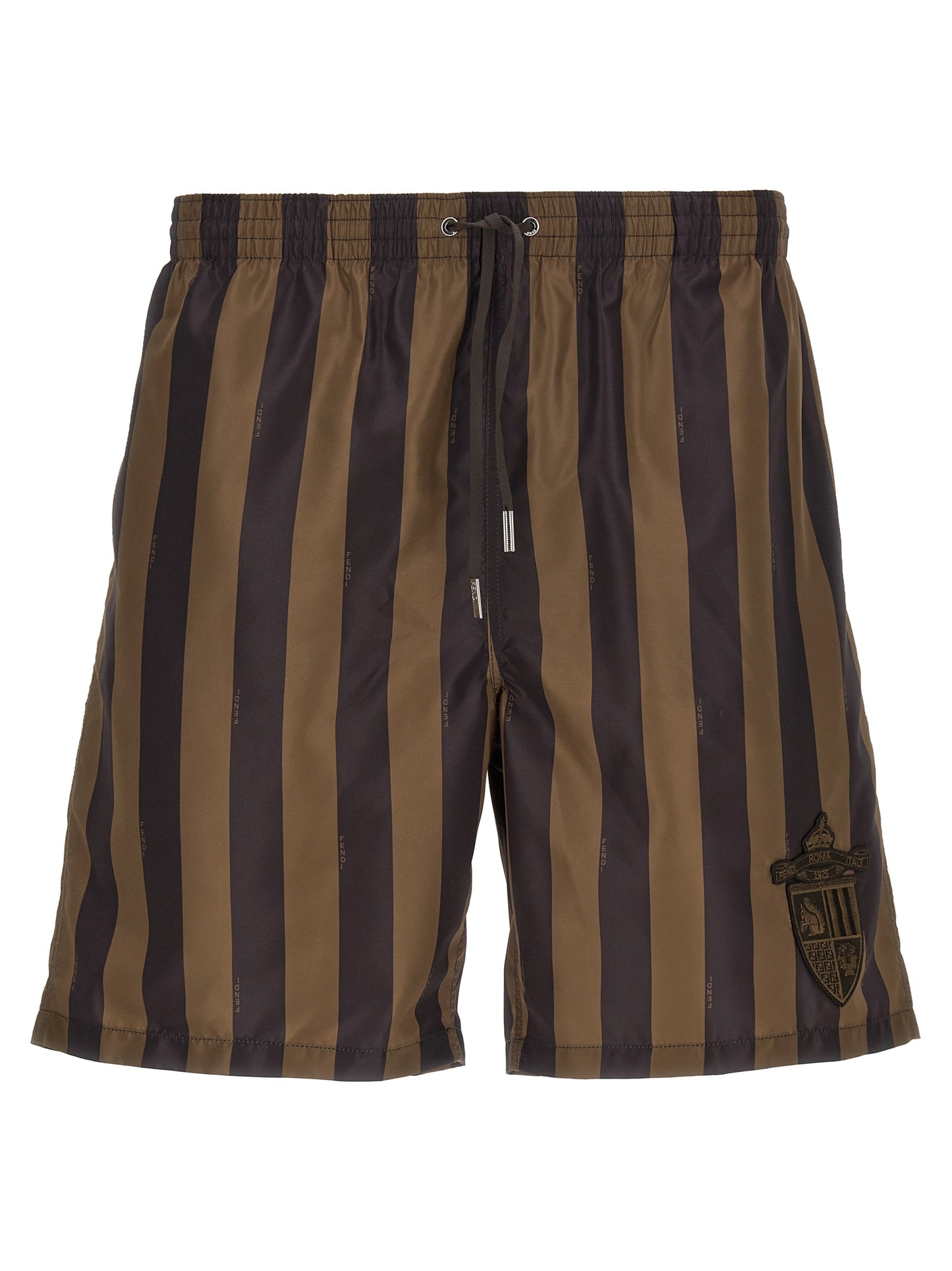 Fendi Men 'Fendi Crest' Swimsuit FENDI