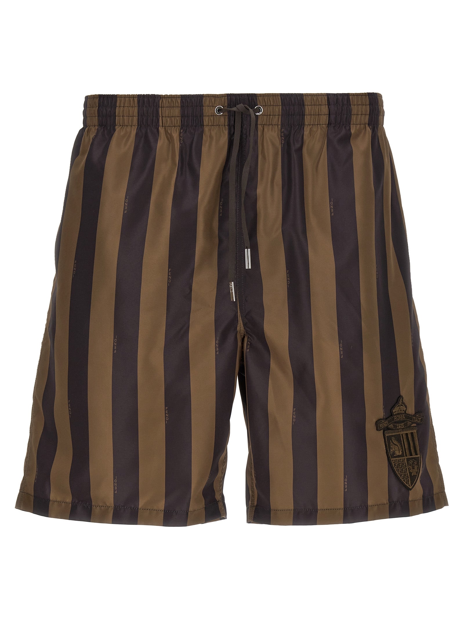Fendi Men 'Fendi Crest' Swimsuit FENDI