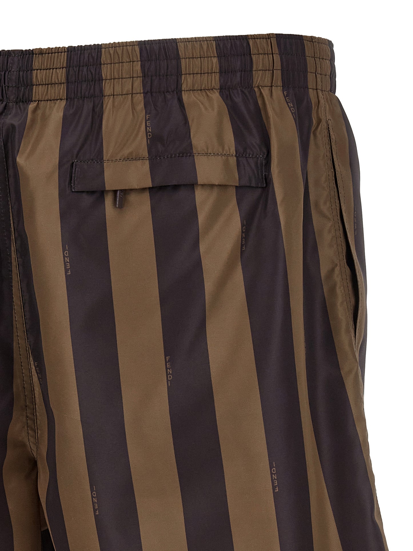 Fendi Men 'Fendi Crest' Swimsuit FENDI