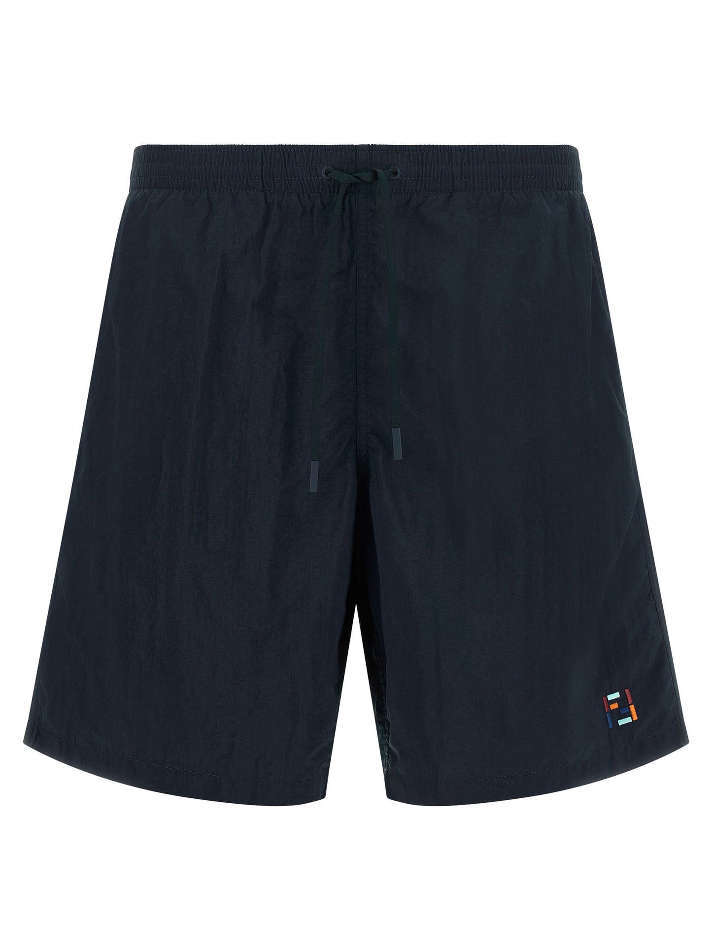 Fendi Men 'Ff Stitching' Nylon Swimsuit FENDI