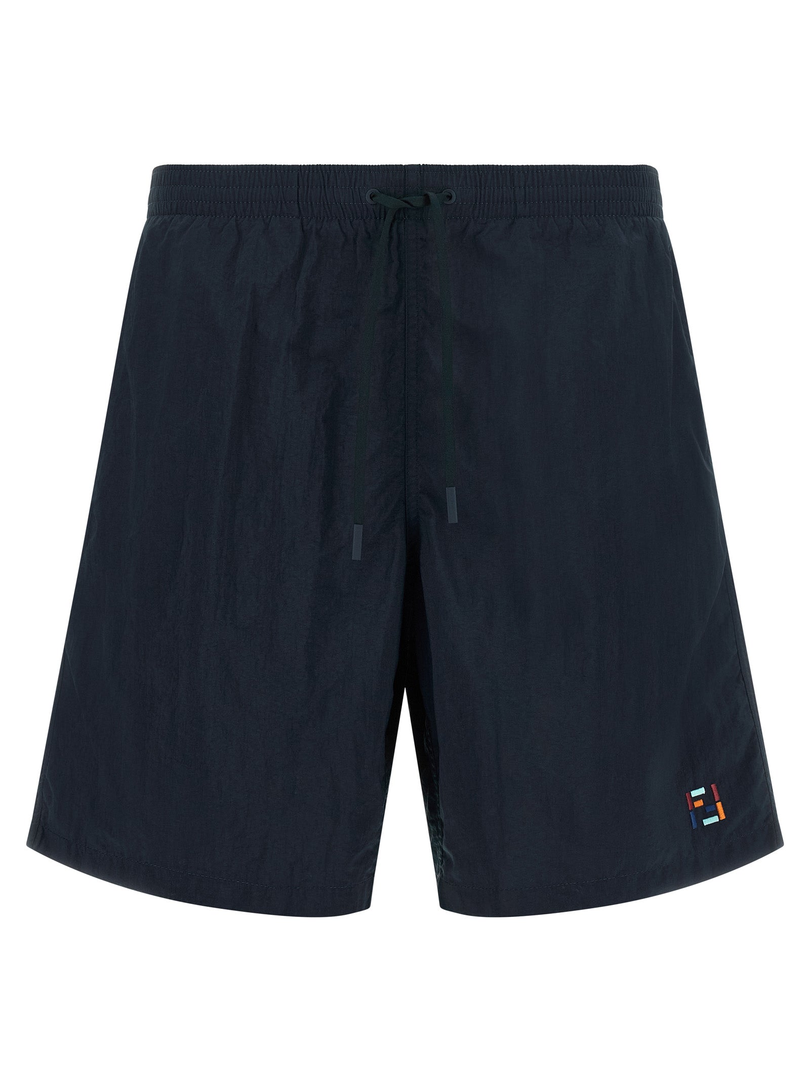 Fendi Men 'Ff Stitching' Nylon Swimsuit FENDI