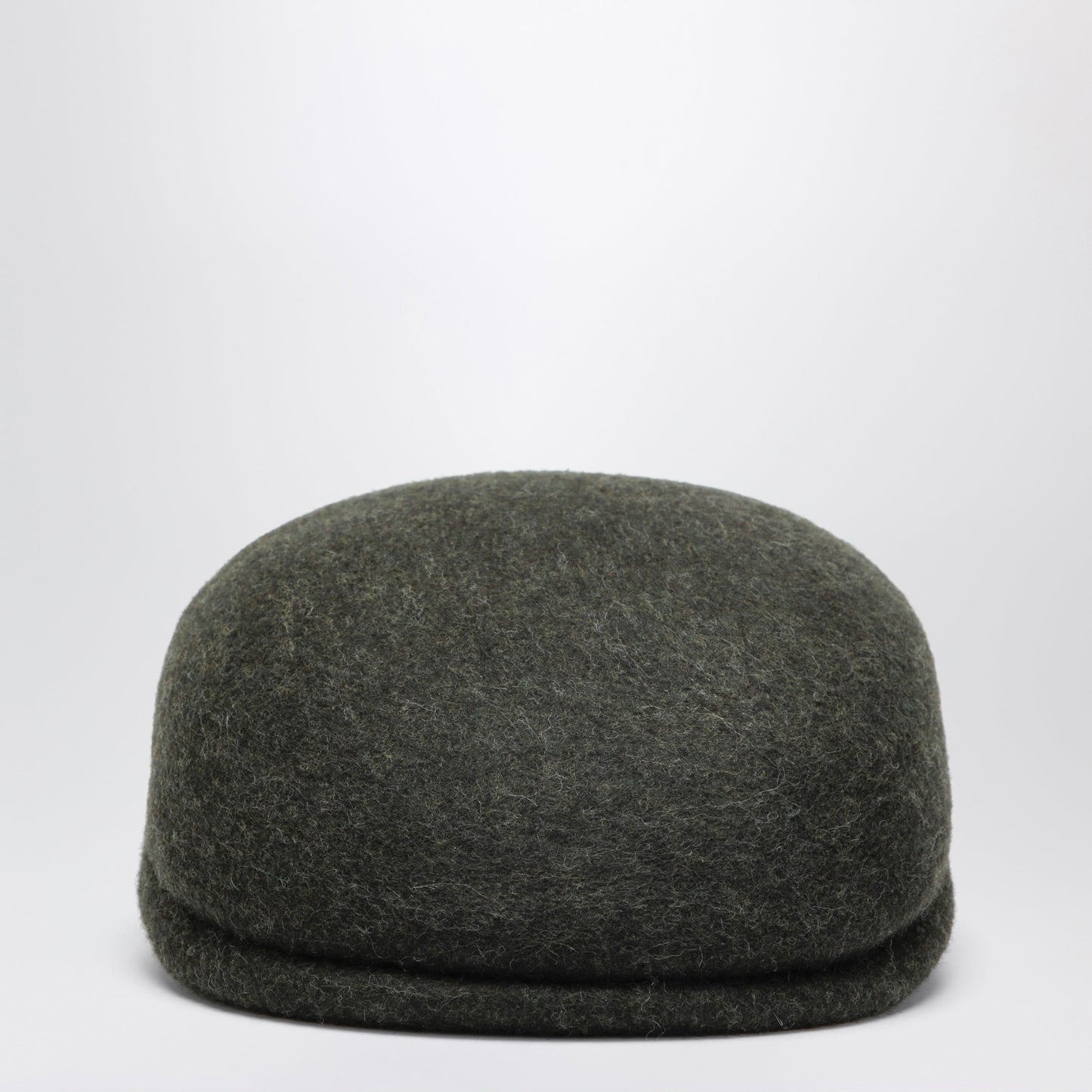 Loro Piana Moss Green Wool Felt Flat Cap Men LORO PIANA