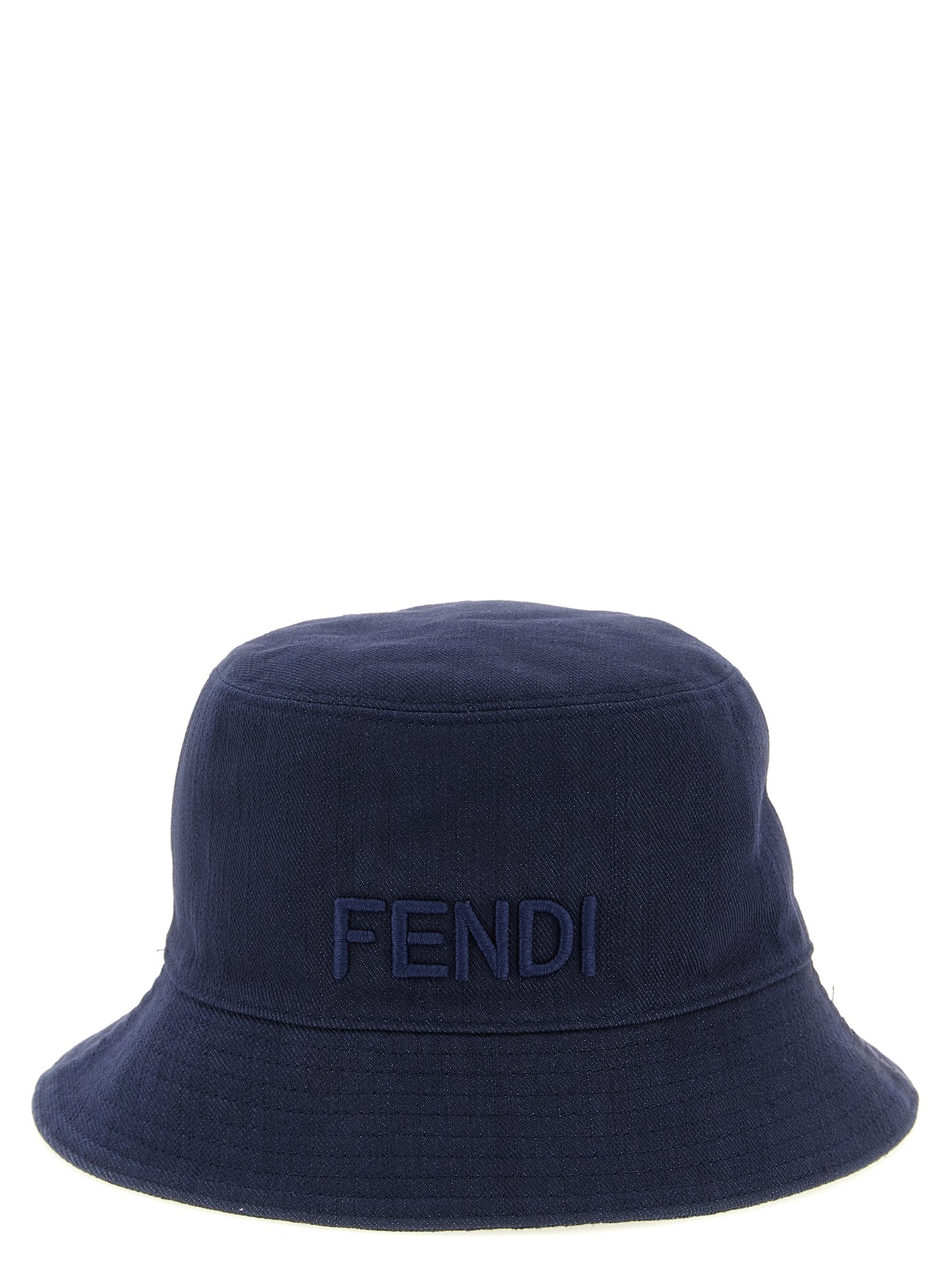 Fendi Women Reversible Denim Bucket Hat FENDI