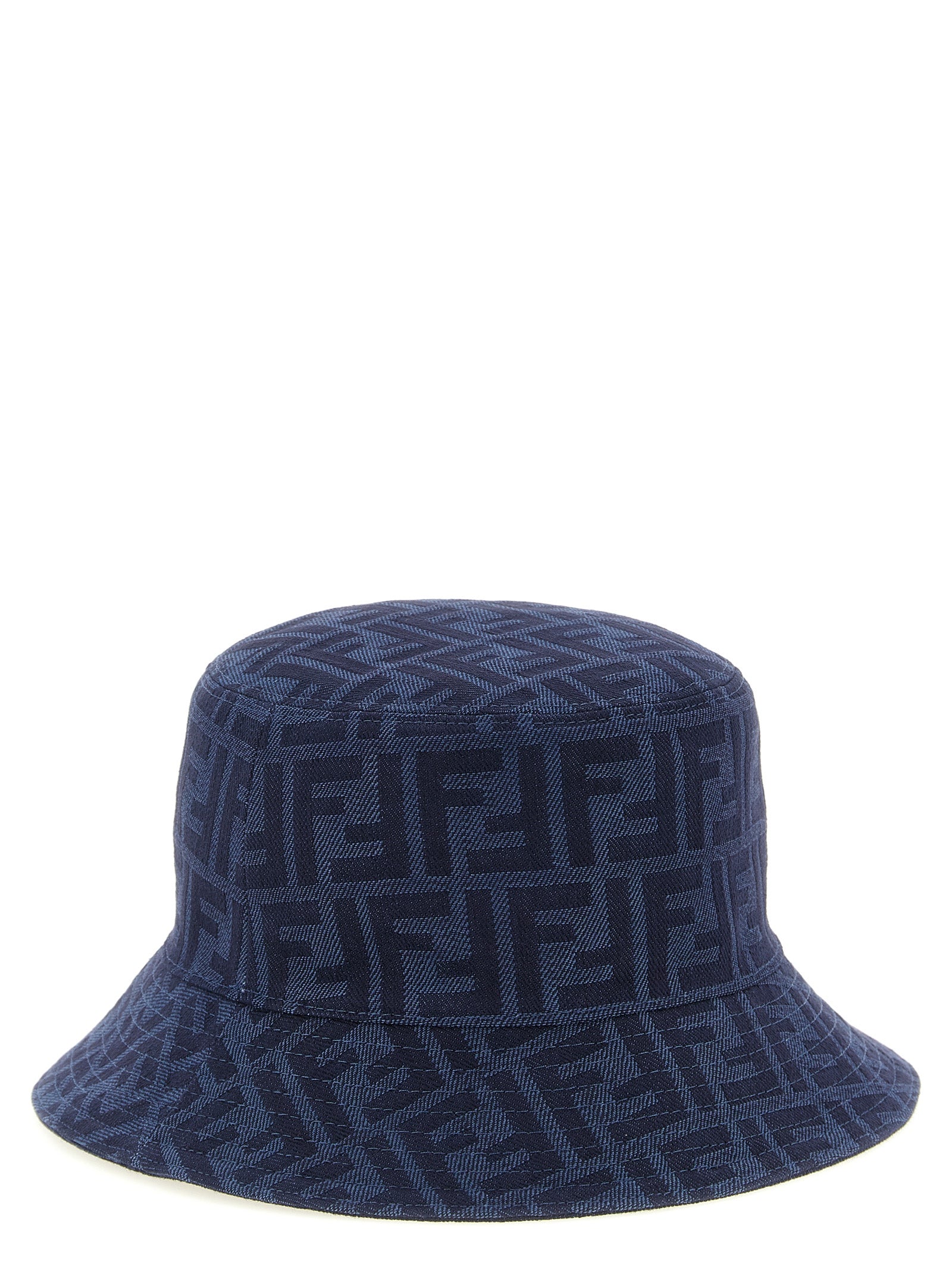 Fendi Women Reversible Denim Bucket Hat FENDI