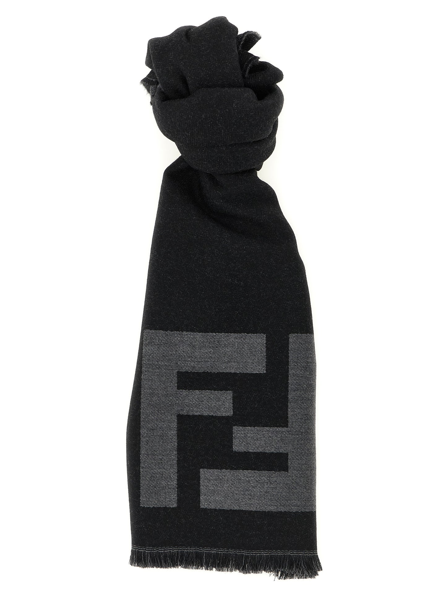 Fendi Men Ff Macro Scarf FENDI