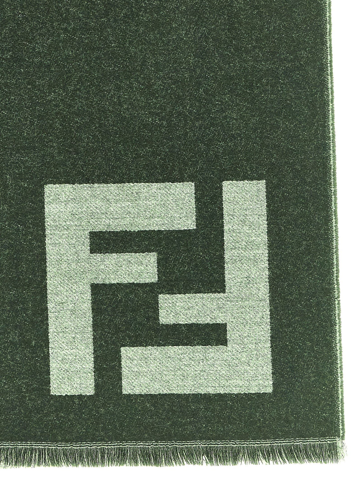 Fendi Men Ff Macro Scarf FENDI