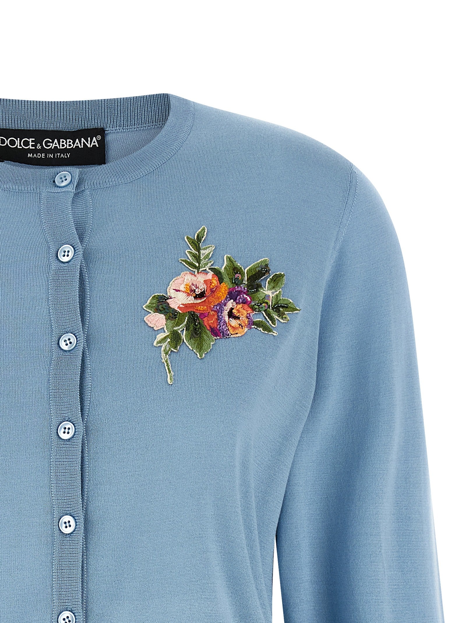 Dolce & Gabbana Women Floral Embroidery Cardigan DOLCE & GABBANA