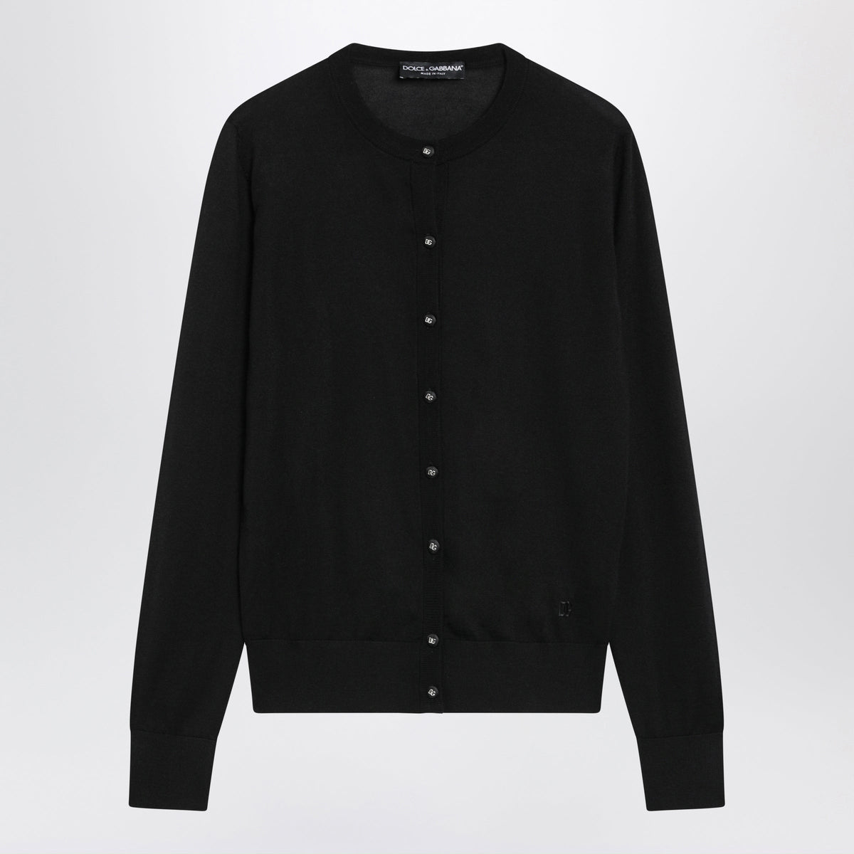 Dolce&Gabbana Black Cashmere And Silk Cardigan Women DOLCE & GABBANA