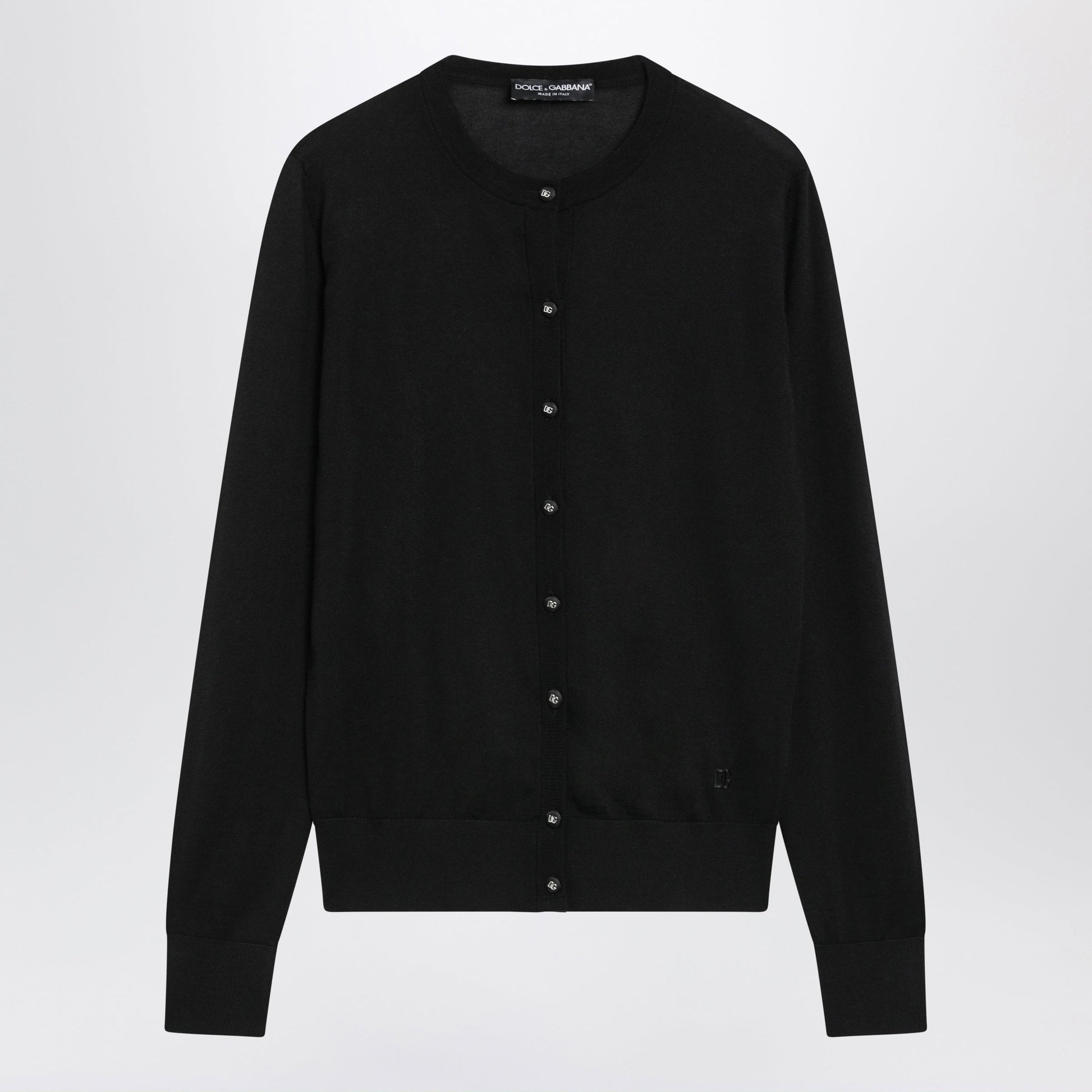 Dolce&Gabbana Black Cashmere And Silk Cardigan Women DOLCE & GABBANA