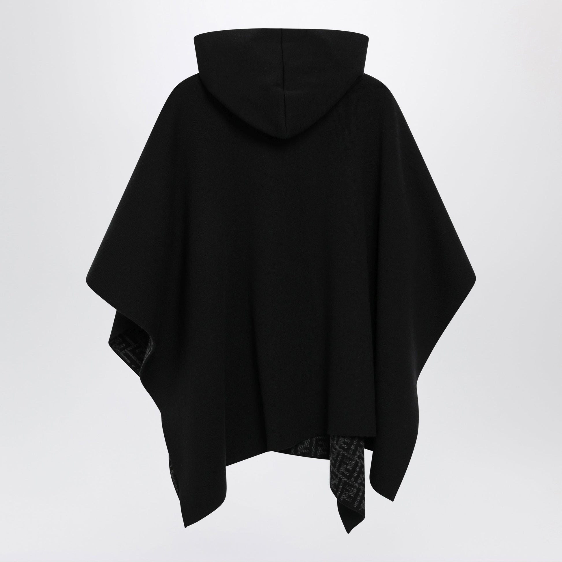 Fendi Cashemere Blend Black Cape Women FENDI