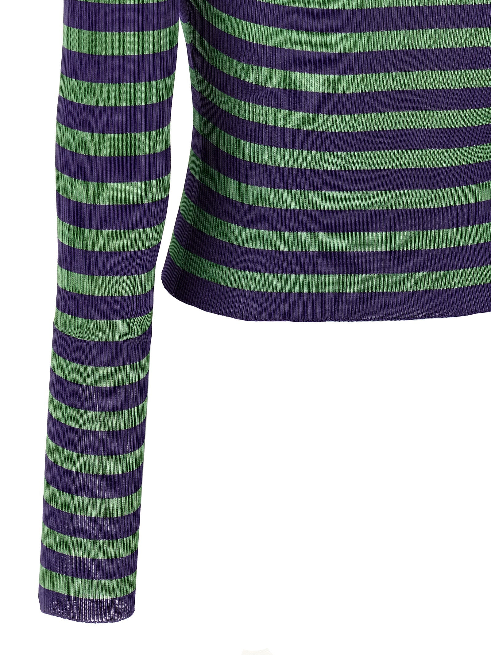 Dolce & Gabbana Women Striped Viscose Sweater DOLCE & GABBANA