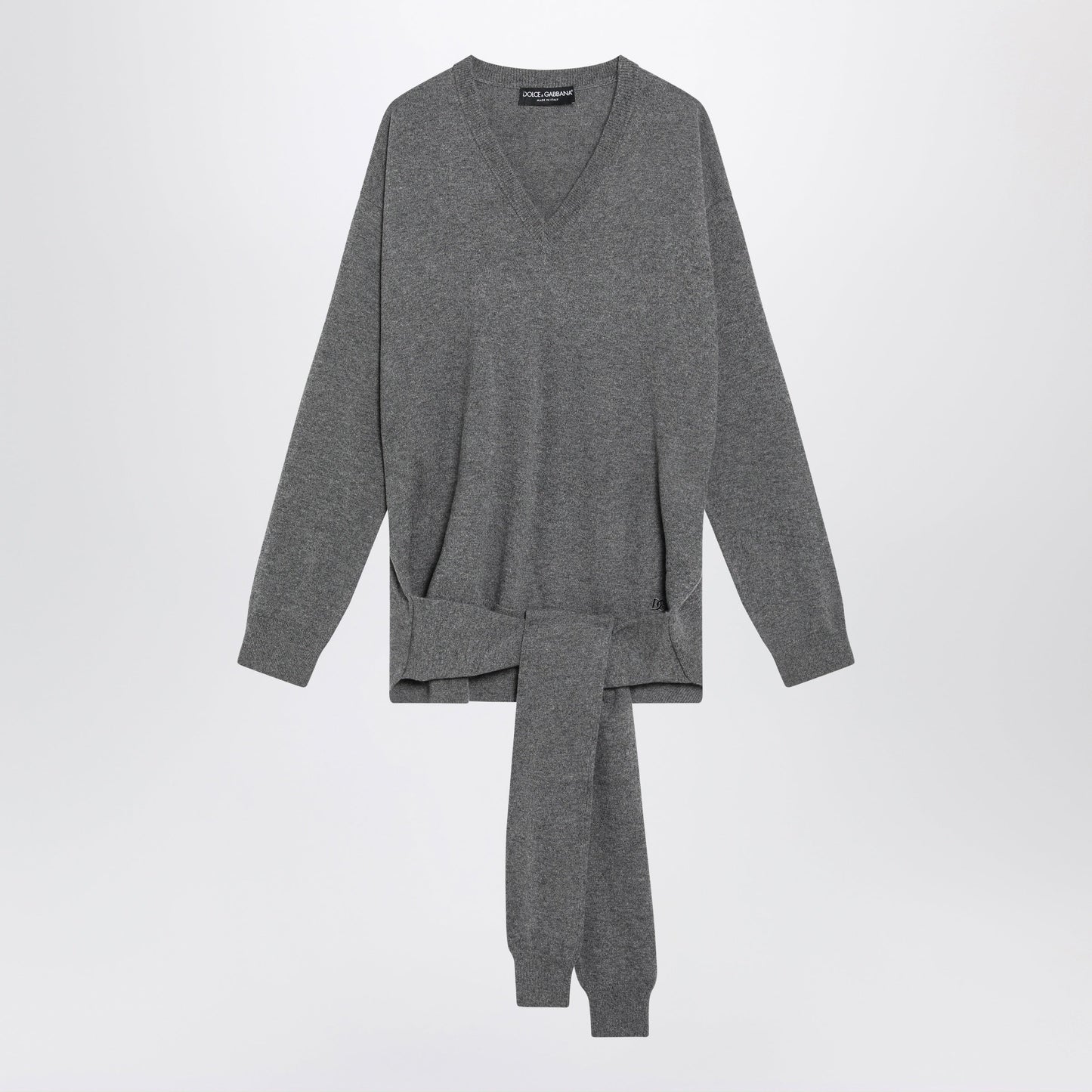 Dolce&Gabbana Grey Cashmere Sweater Women DOLCE & GABBANA