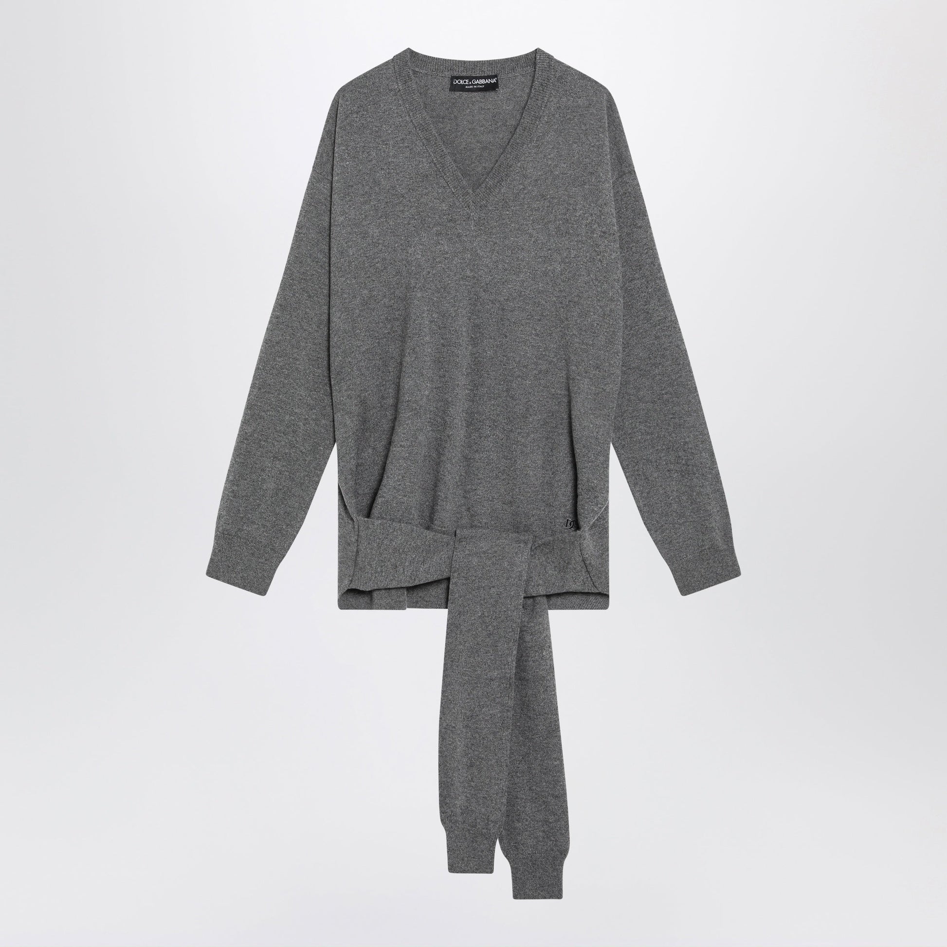 Dolce&Gabbana Grey Cashmere Sweater Women DOLCE & GABBANA