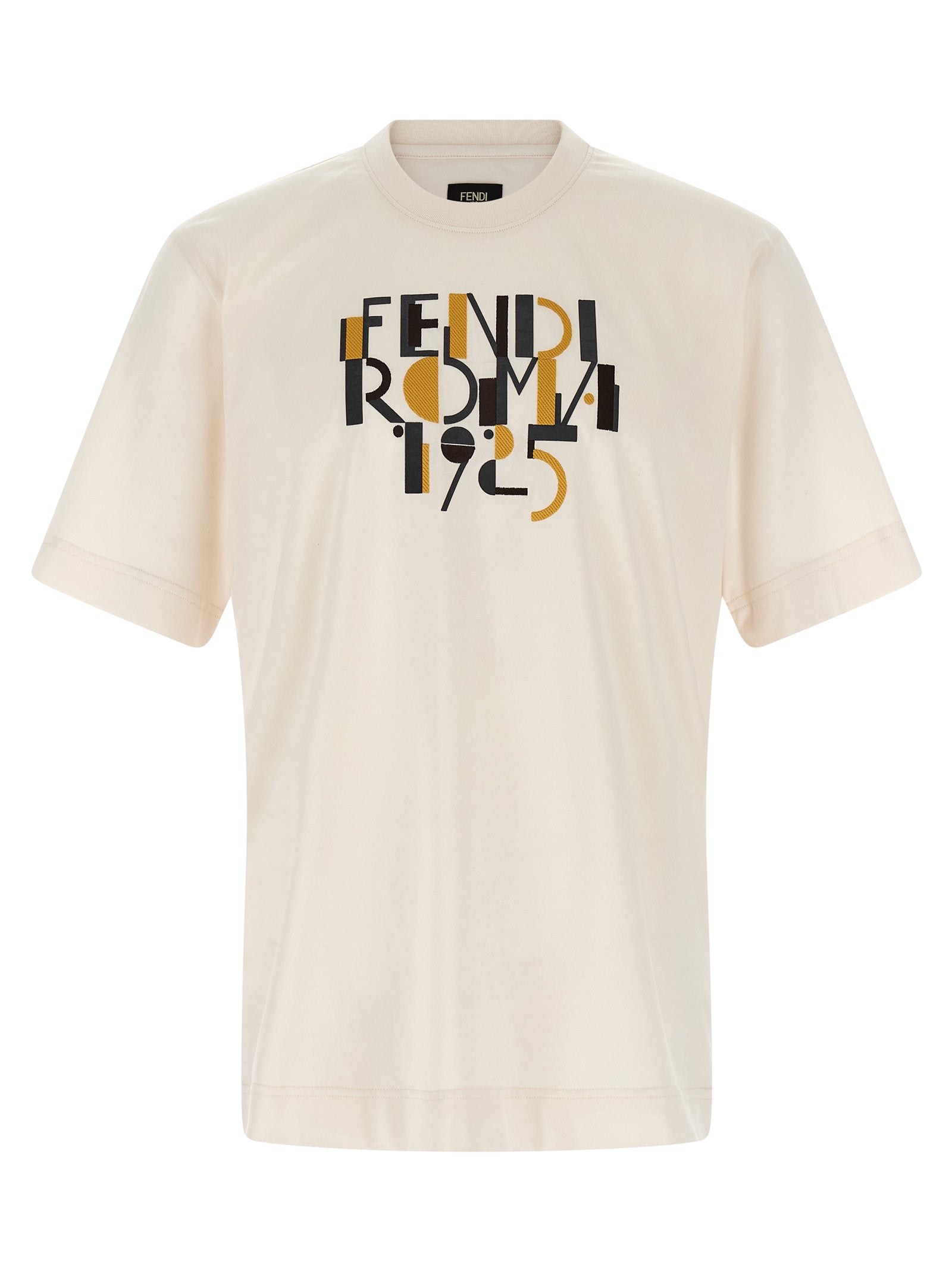 Fendi Men 'Fendi Roma 1925' Print T-Shirt FENDI