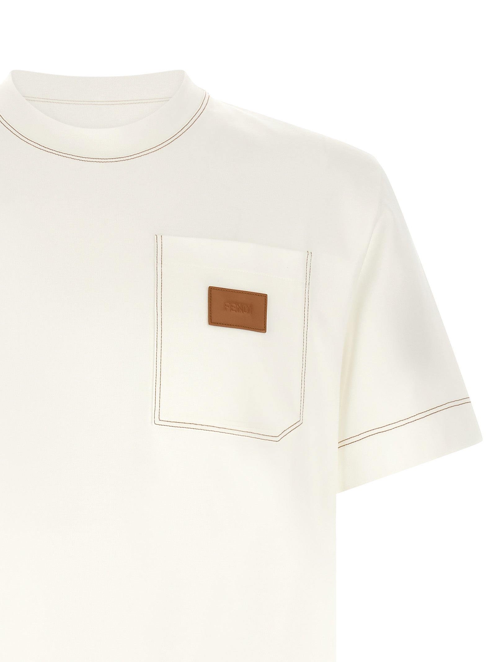 Fendi Men T-Shirt Patch Fendi FENDI