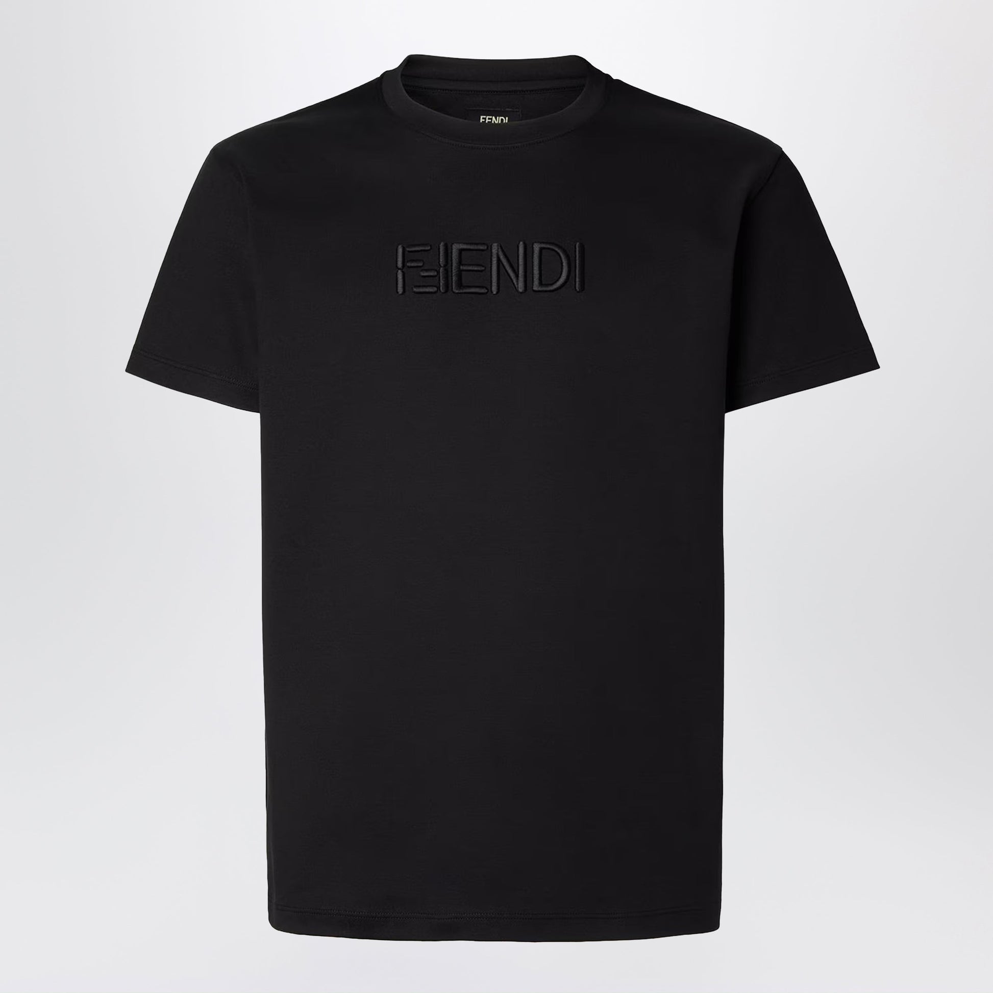 Fendi White Cotton T-Shirt Men FENDI