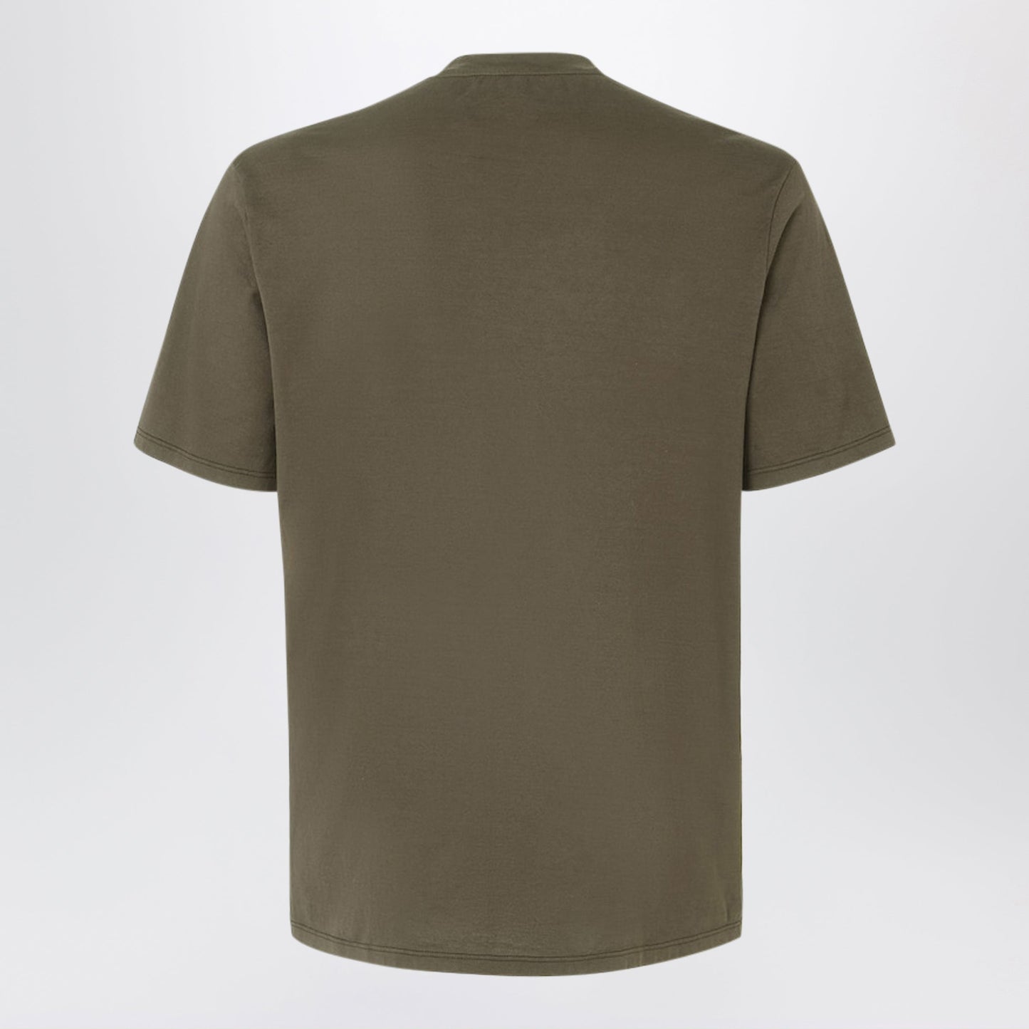 Fendi Green Cotton T-Shirt Men FENDI
