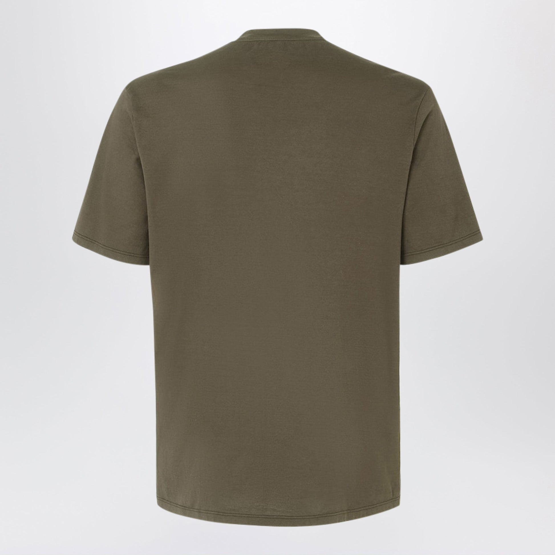 Fendi Green Cotton T-Shirt Men FENDI