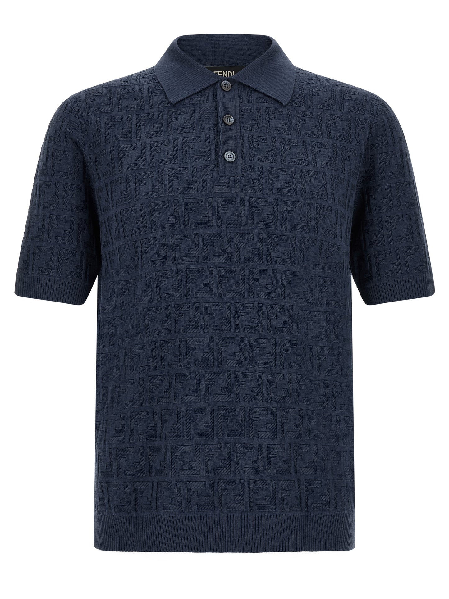 Fendi Men Ff Cotton Polo Shirt FENDI