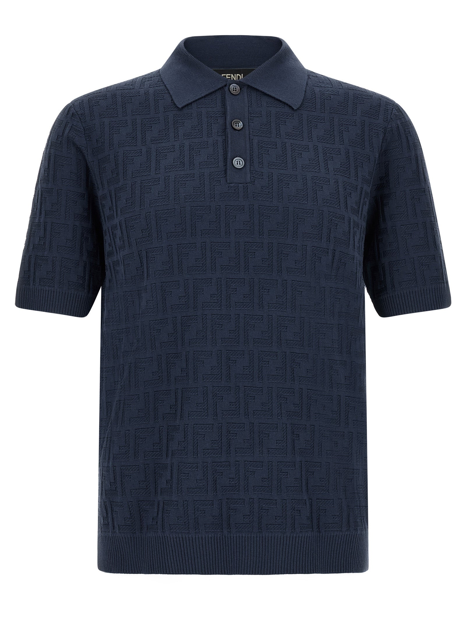 Fendi Men Ff Cotton Polo Shirt FENDI