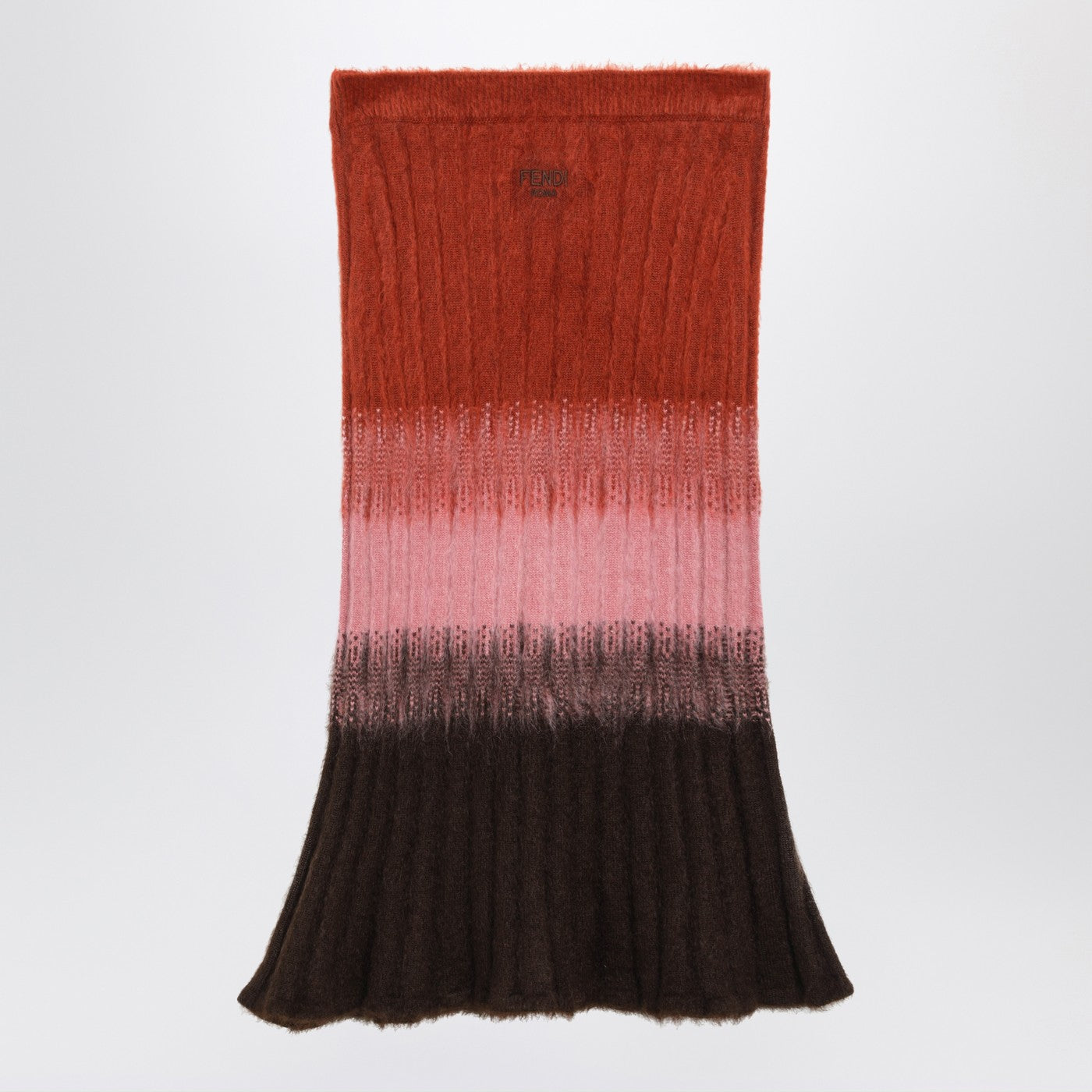 Fendi Multicoloured Mohair And Wool Skirt Women FENDI