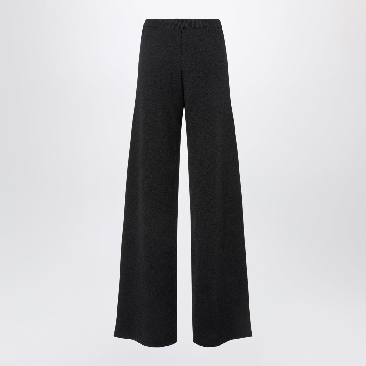 Fendi Black Ff Zucca Cashmere Trousers Women FENDI