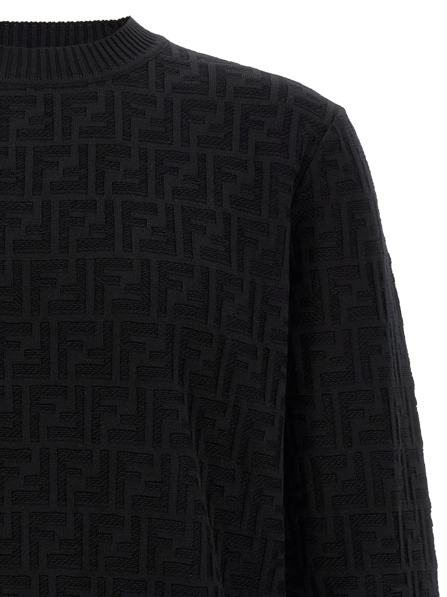 Fendi Men Ff Jacquard Sweater FENDI