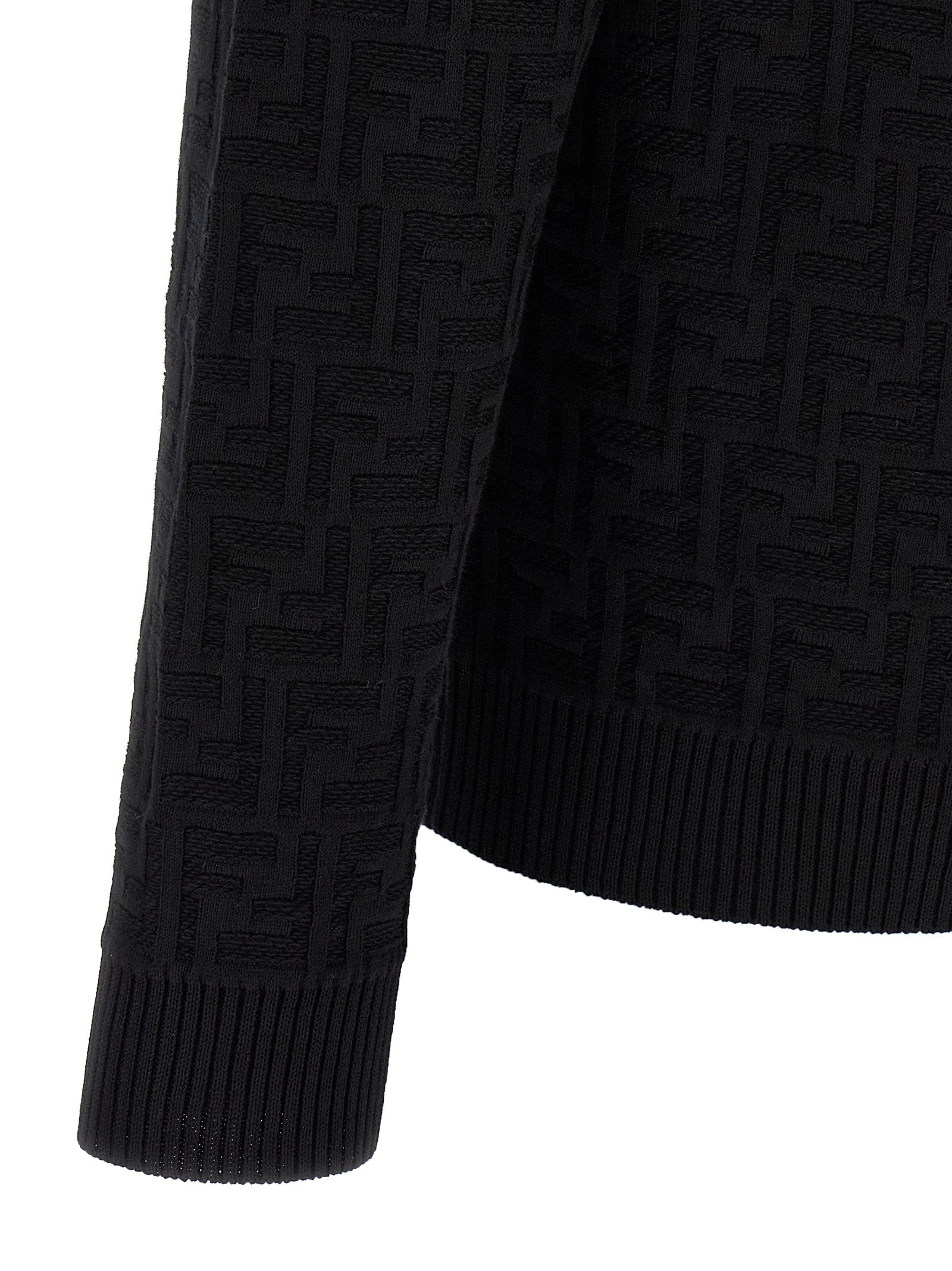 Fendi Men Ff Jacquard Sweater FENDI
