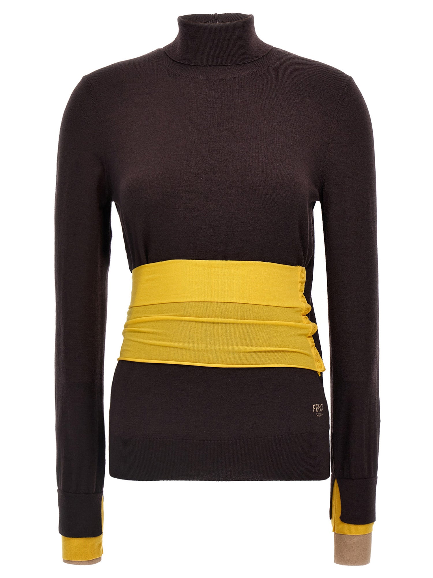 Fendi Women Wool Turtleneck Sweater FENDI